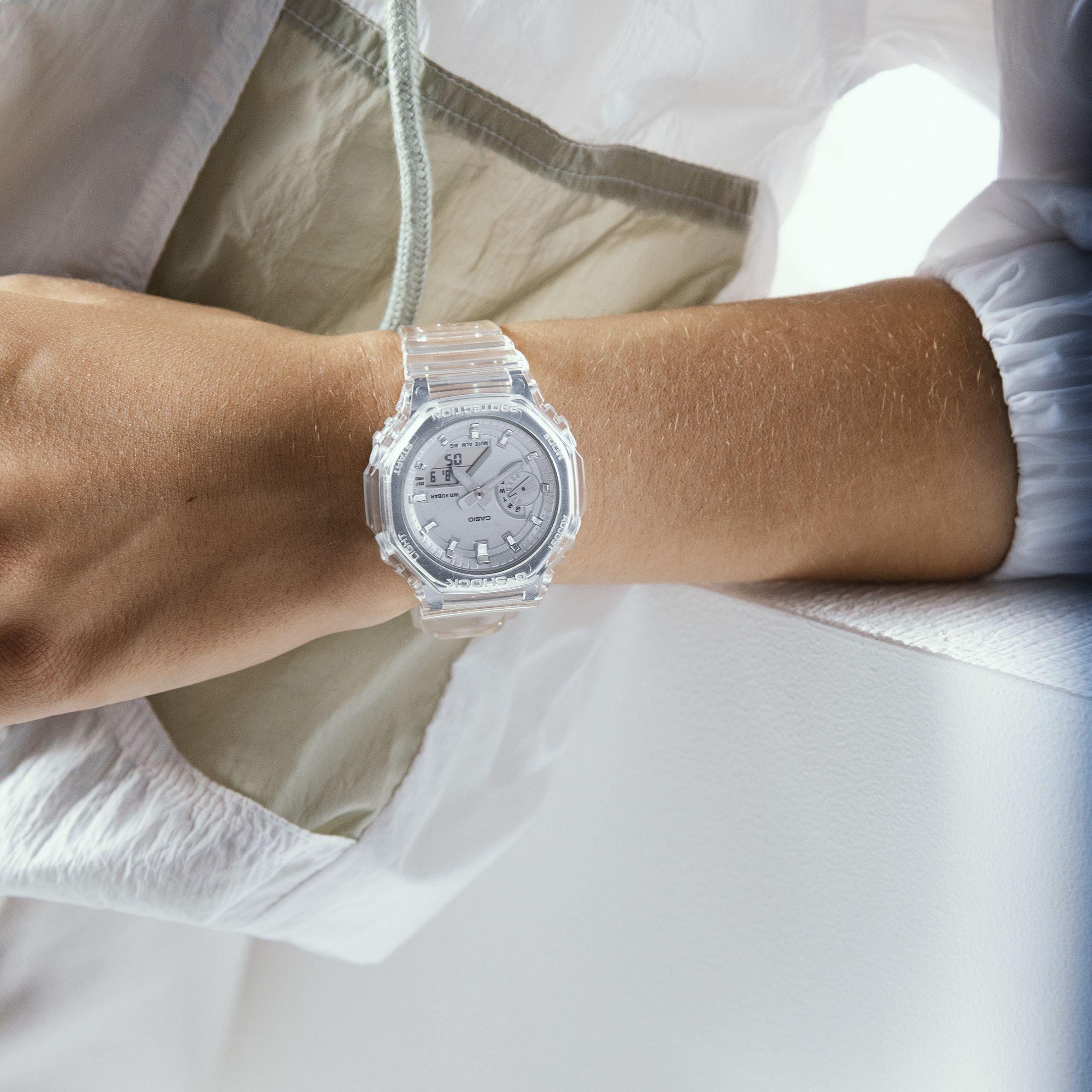 Clear - G Shock - Men's GA-2100 Analogue Digital 200M Water Resistant Watch - 4