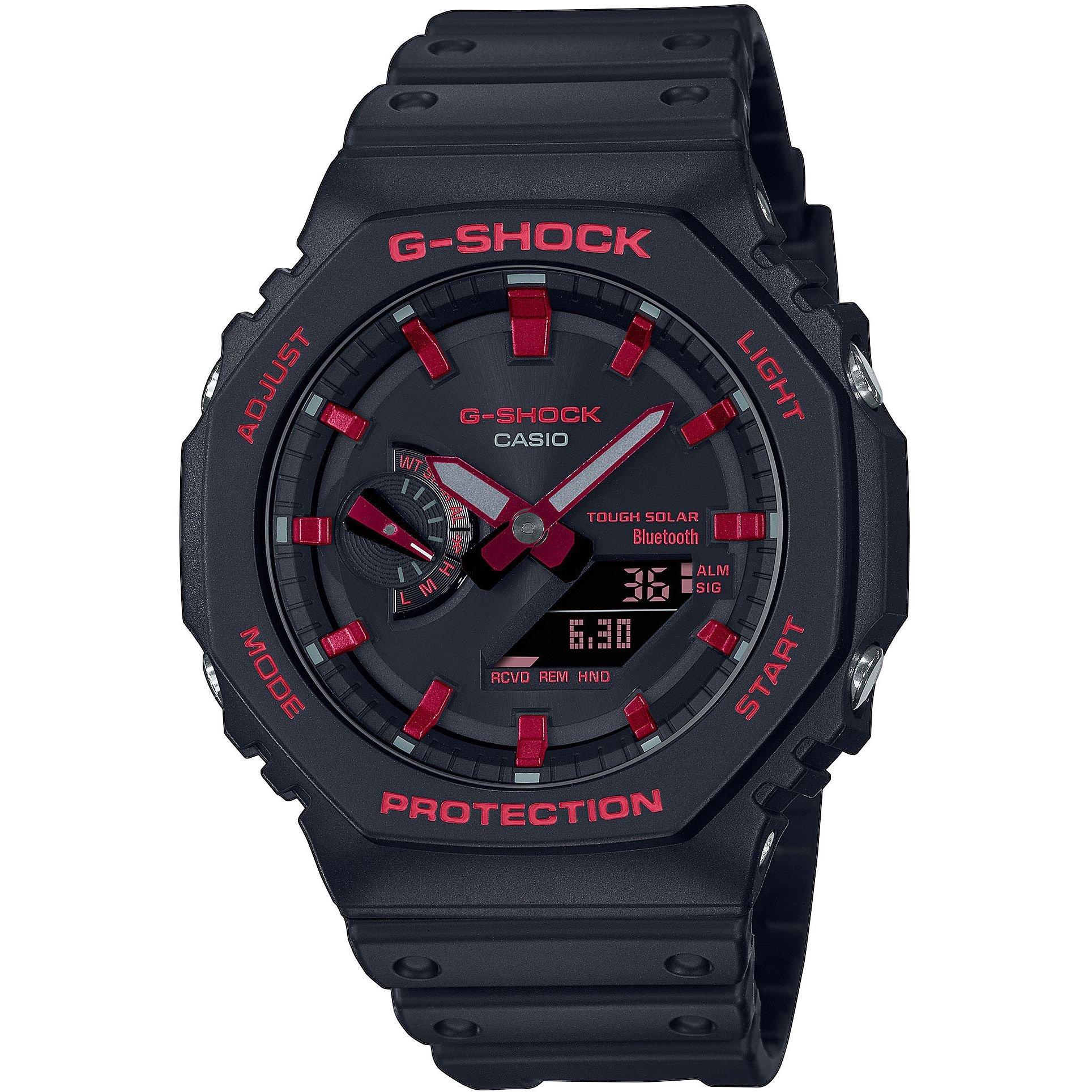 G Shock Men's Digital Watch - Black/Red