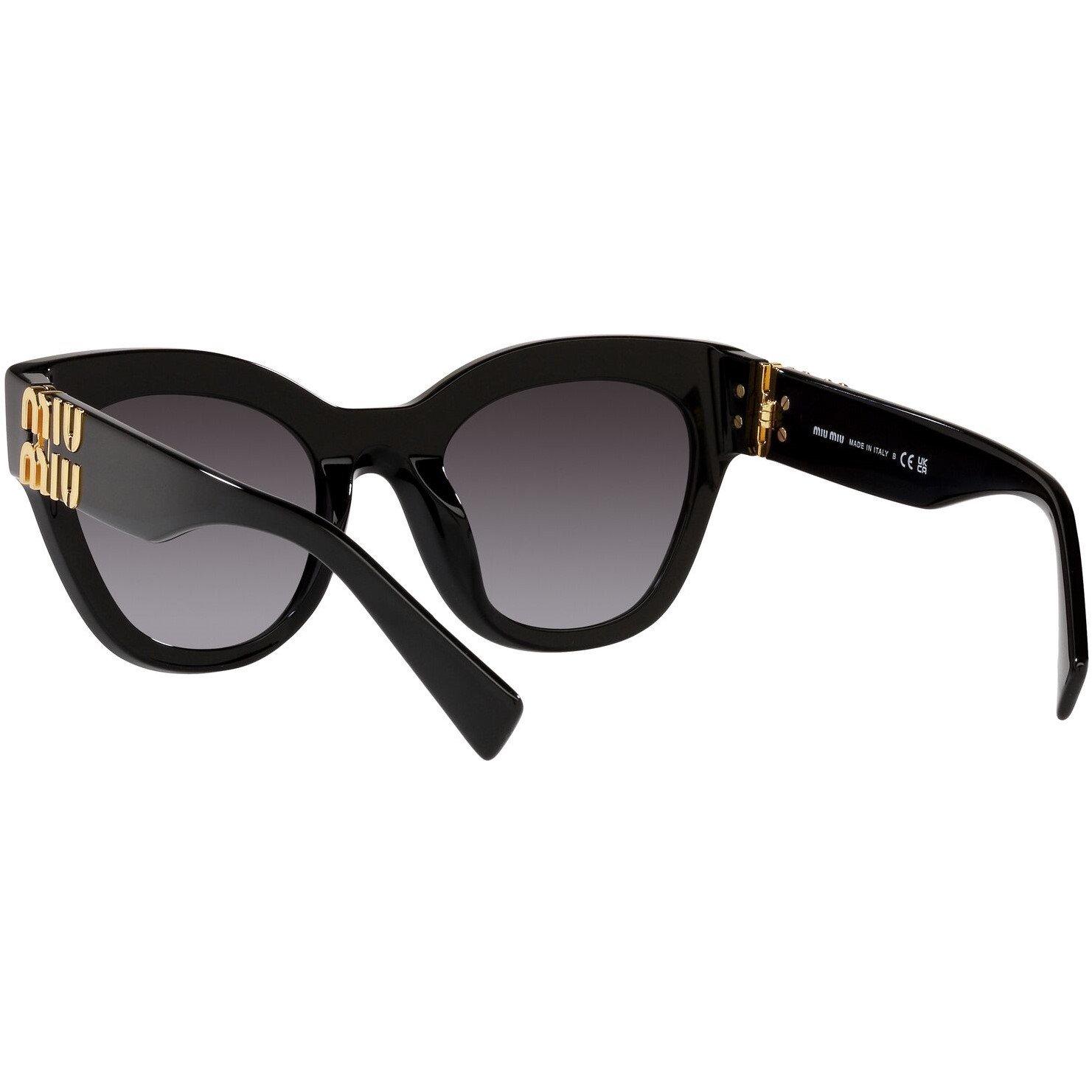 Black - Miu Miu - Square Sunglasses - 6