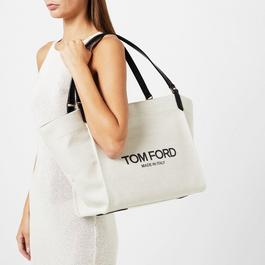 Tom Ford TF Logo Canvas Tote Ld41