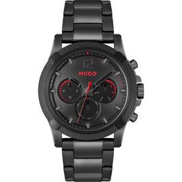 Hugo Gents HUGO IMPRESSFORHIM Black IP Bracelet Watch