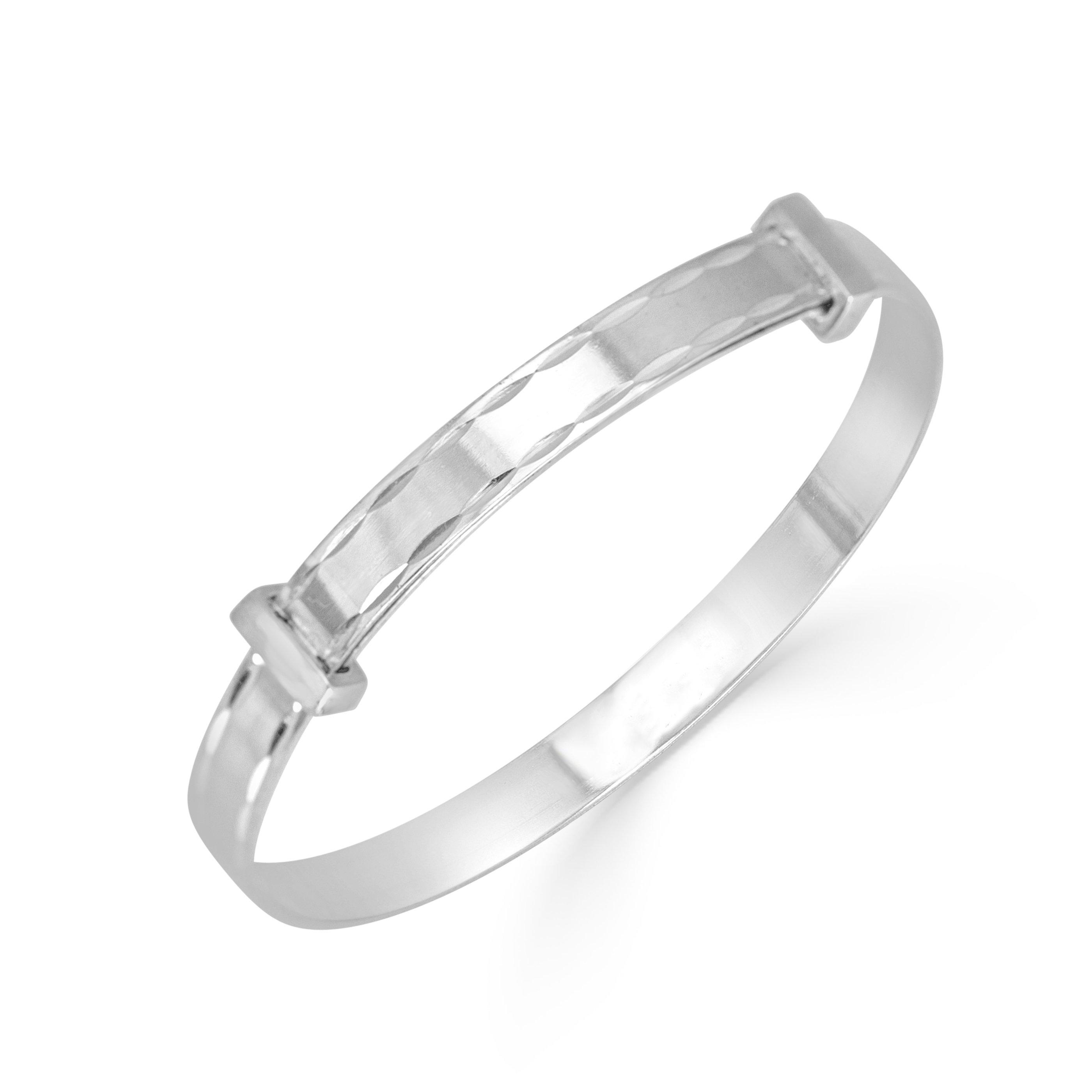 Silver - Other - CHILDS STERLING SILVER DIAMOND CUT BABY