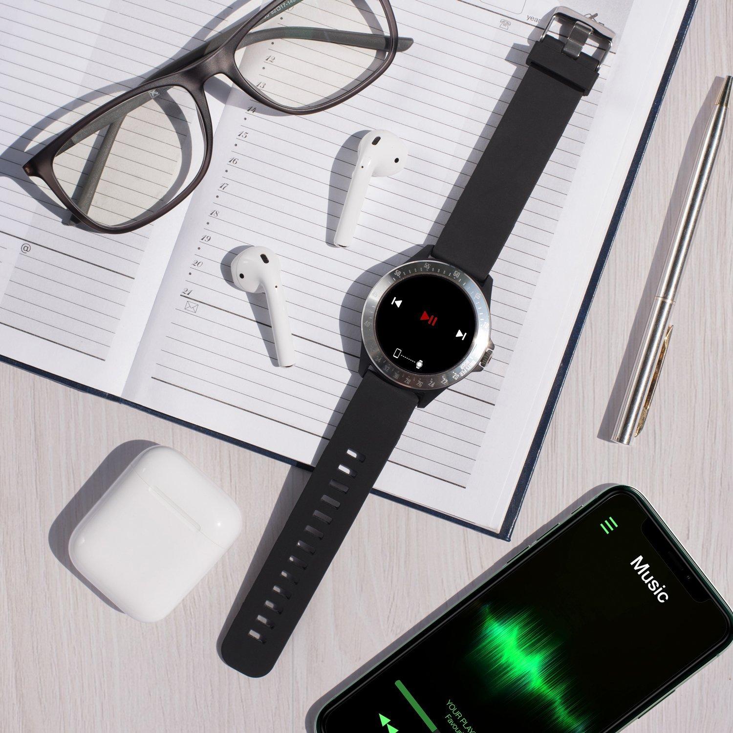 Black/Silver - Harry Lime - Harry Lime Fashion Smart Watch in Black with Silve - 10