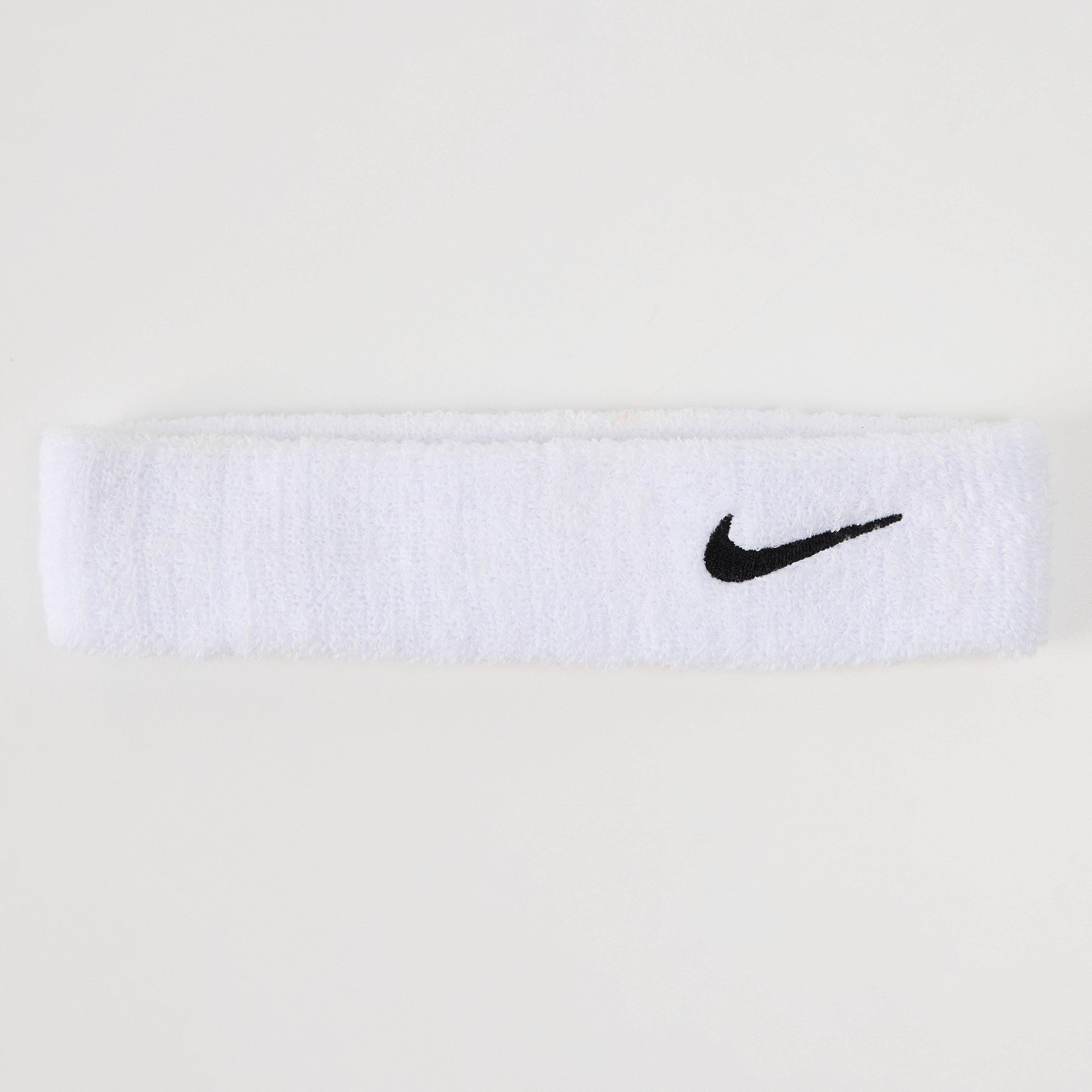 White/Black - Nike - Swoosh Headband - 1