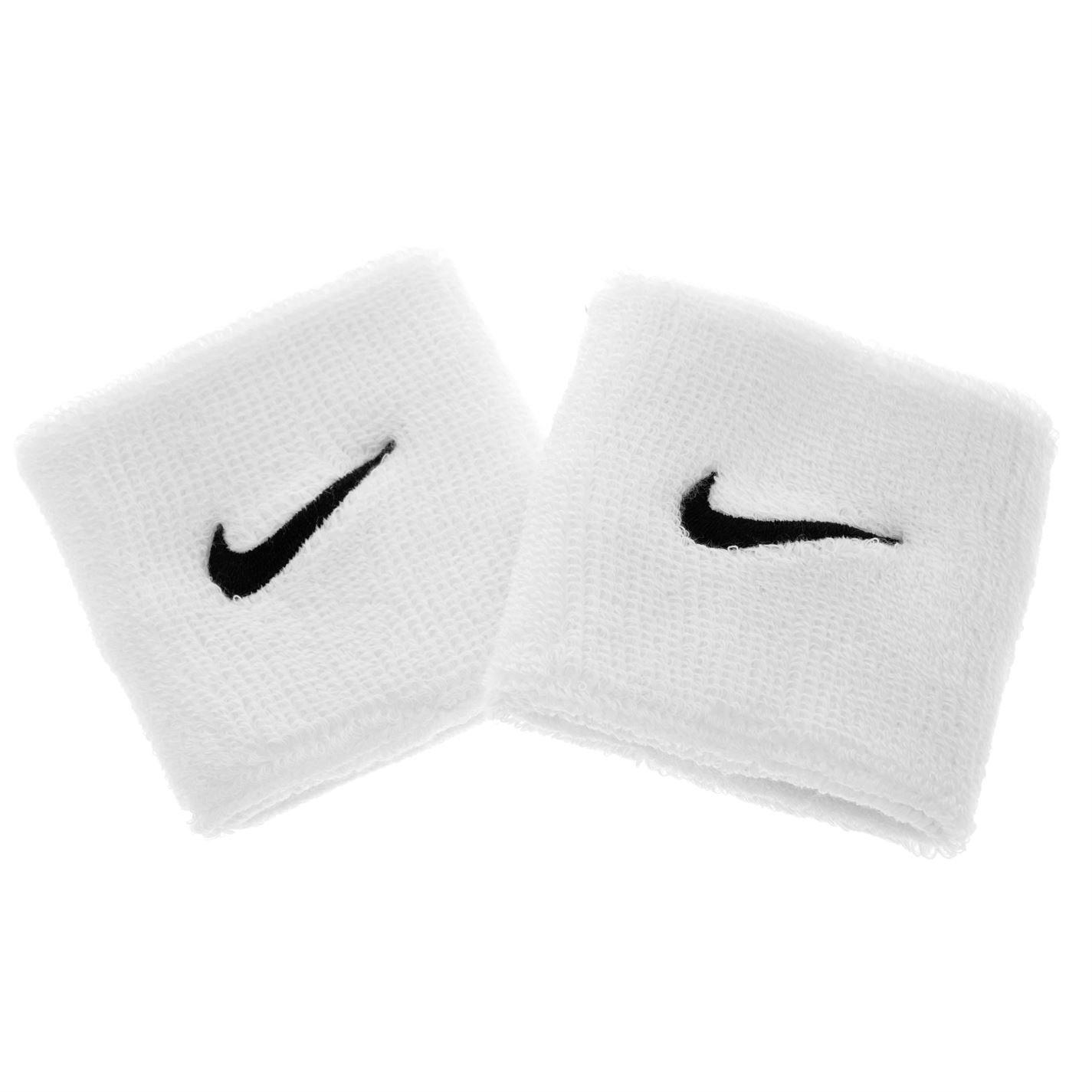White/Black - Nike - Swoosh Wristband 2 Pack - 1