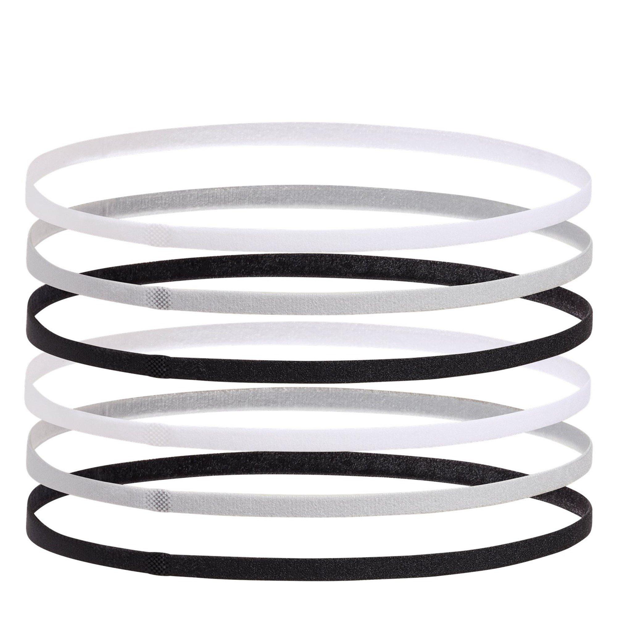 Black/Mod Gray - Under Armour - Mini Elastic Headbands - 2