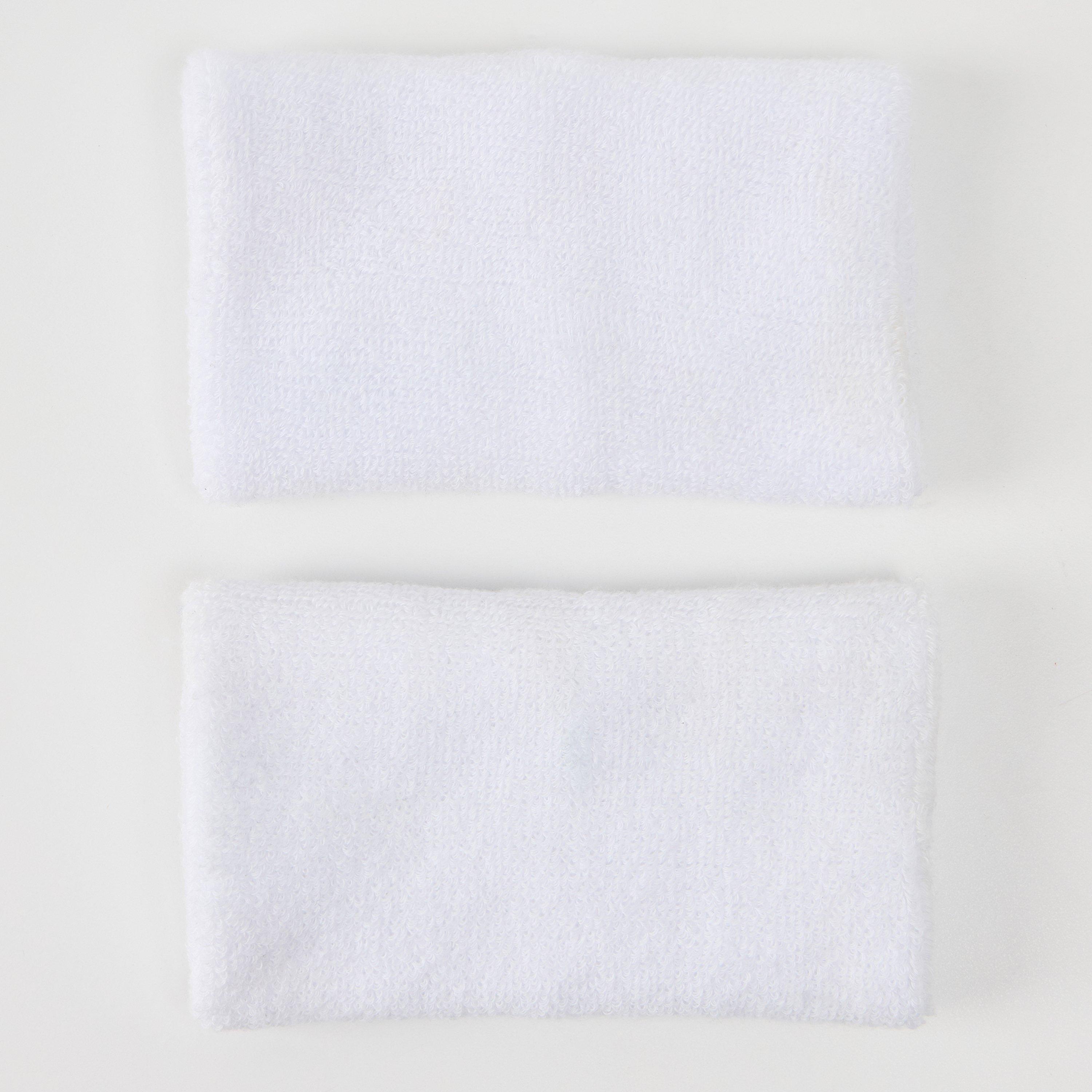 Blanc/Noir - Nike - Double Wrist Band - 2