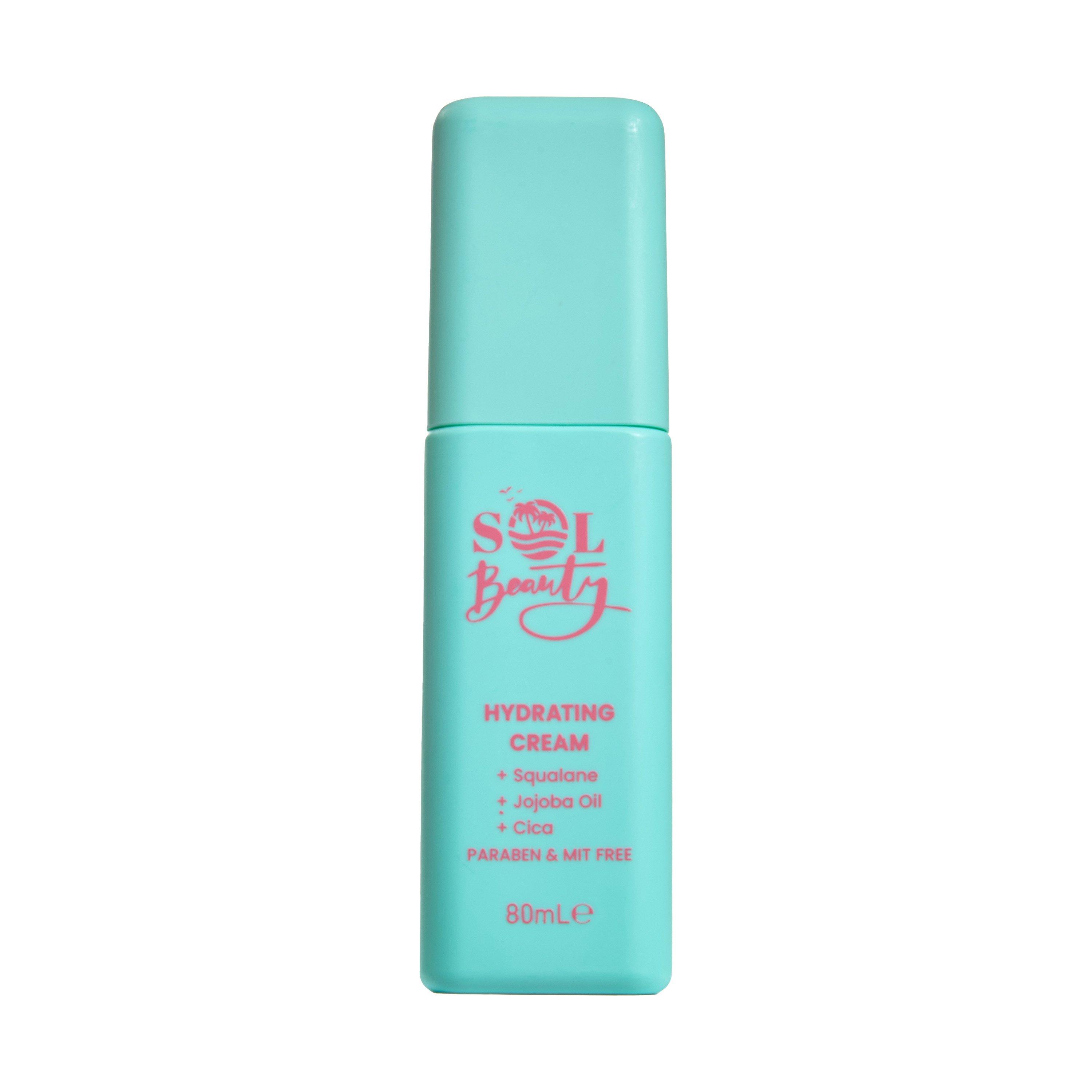 Sol Beauty Women's Hydrating Cream With Squalane Jojoba Oil Cica 80Ml