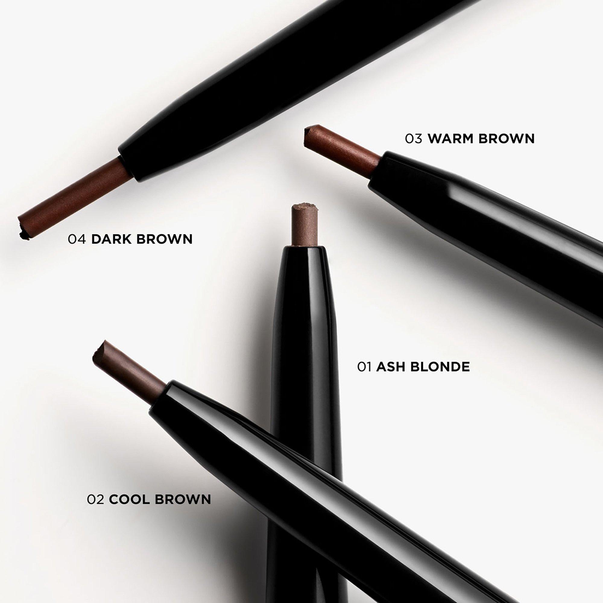 01 Ash Blonde - Clarins - Clarins Wonder Define Brow Pencil - 7