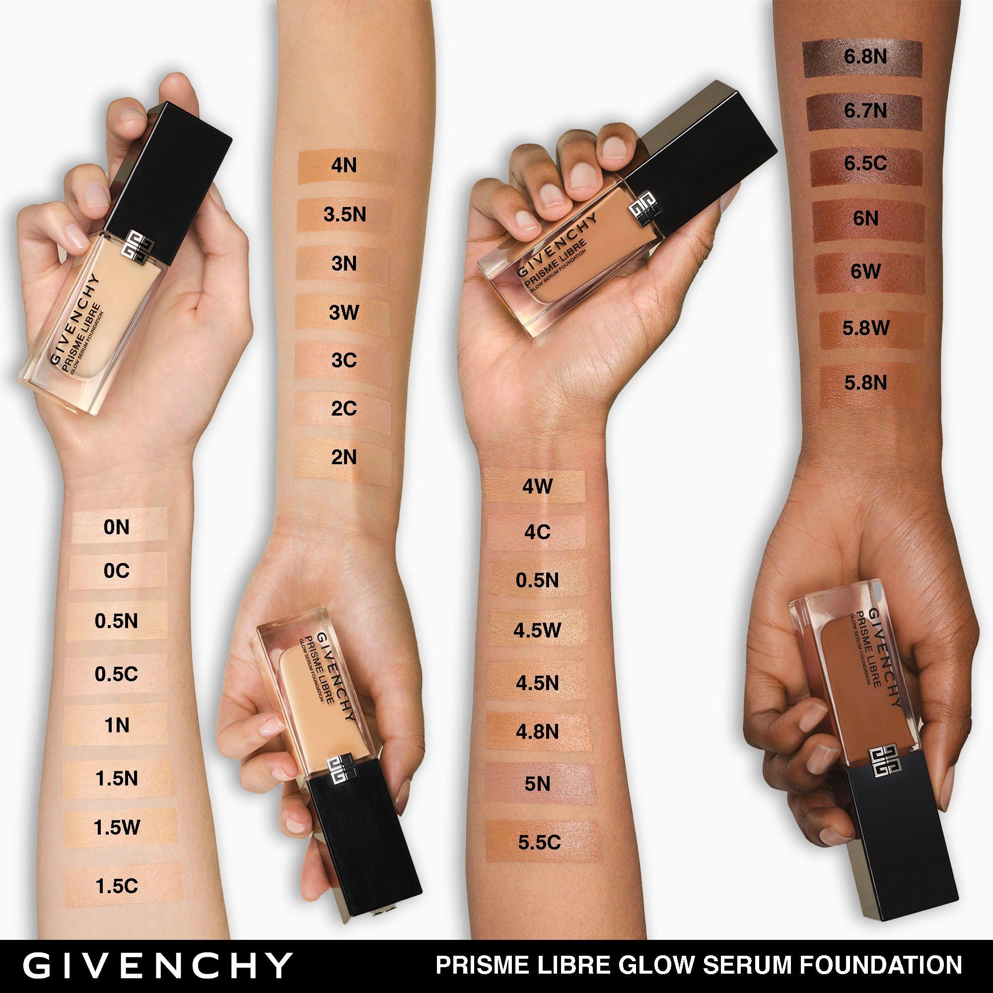 0N - GIVENCHY - Prisme Libre Glow Serum Foundation - 5