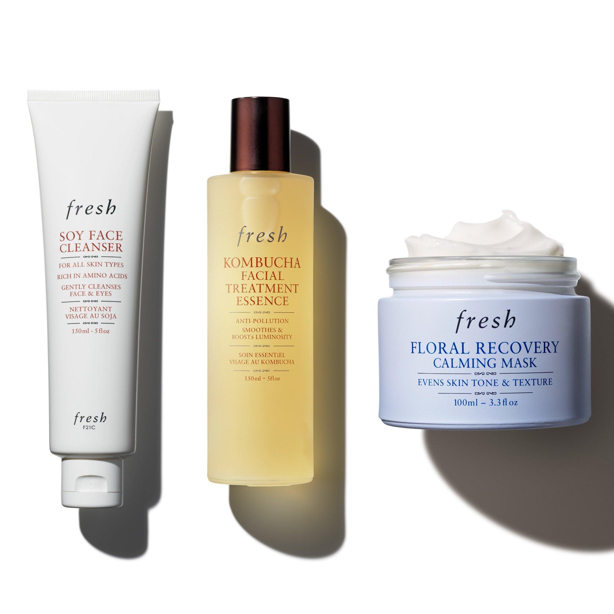 Clear - FRESH - Fresh Floral Recovery Calming Mask 100ml - 3