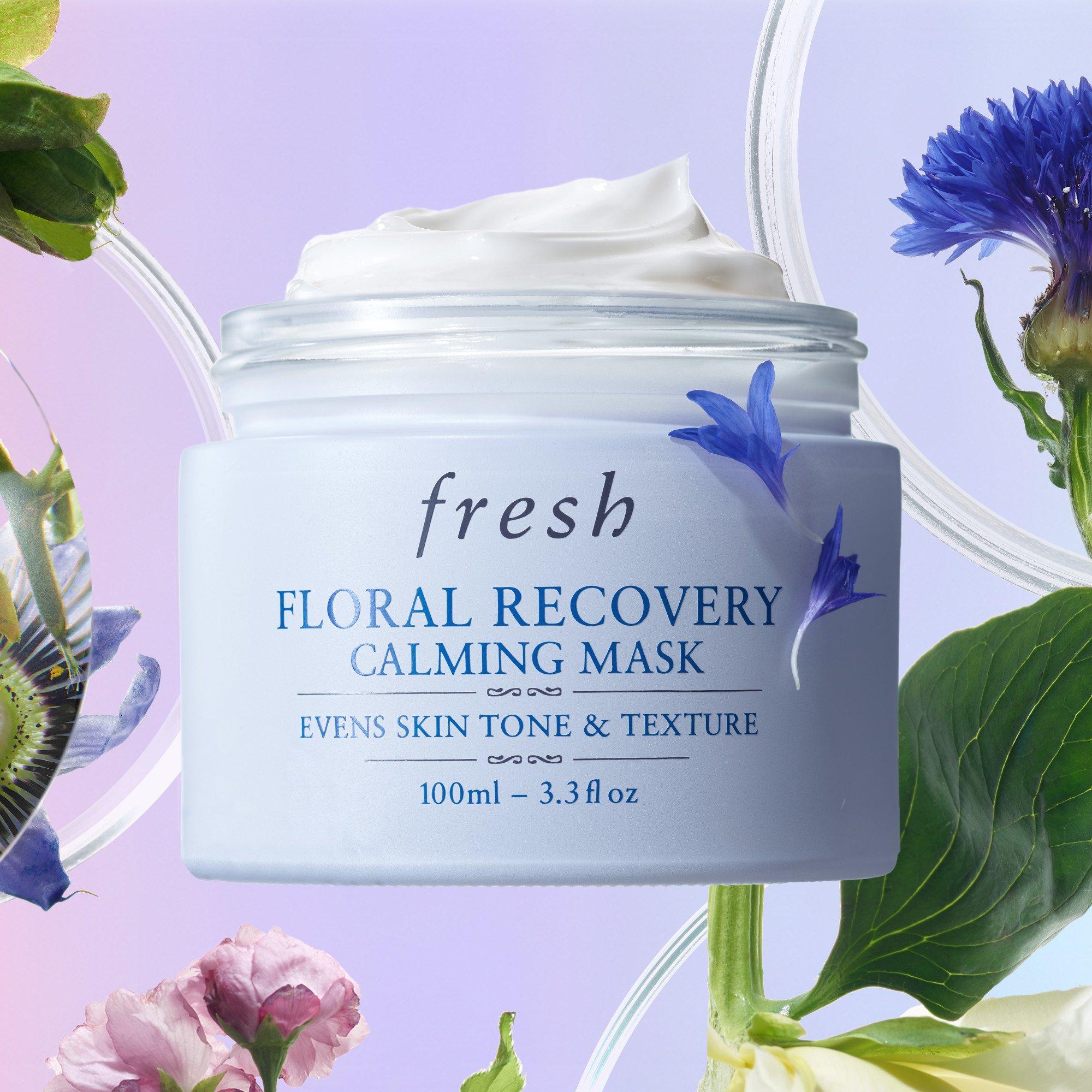 Clear - FRESH - Fresh Floral Recovery Calming Mask 100ml - 4