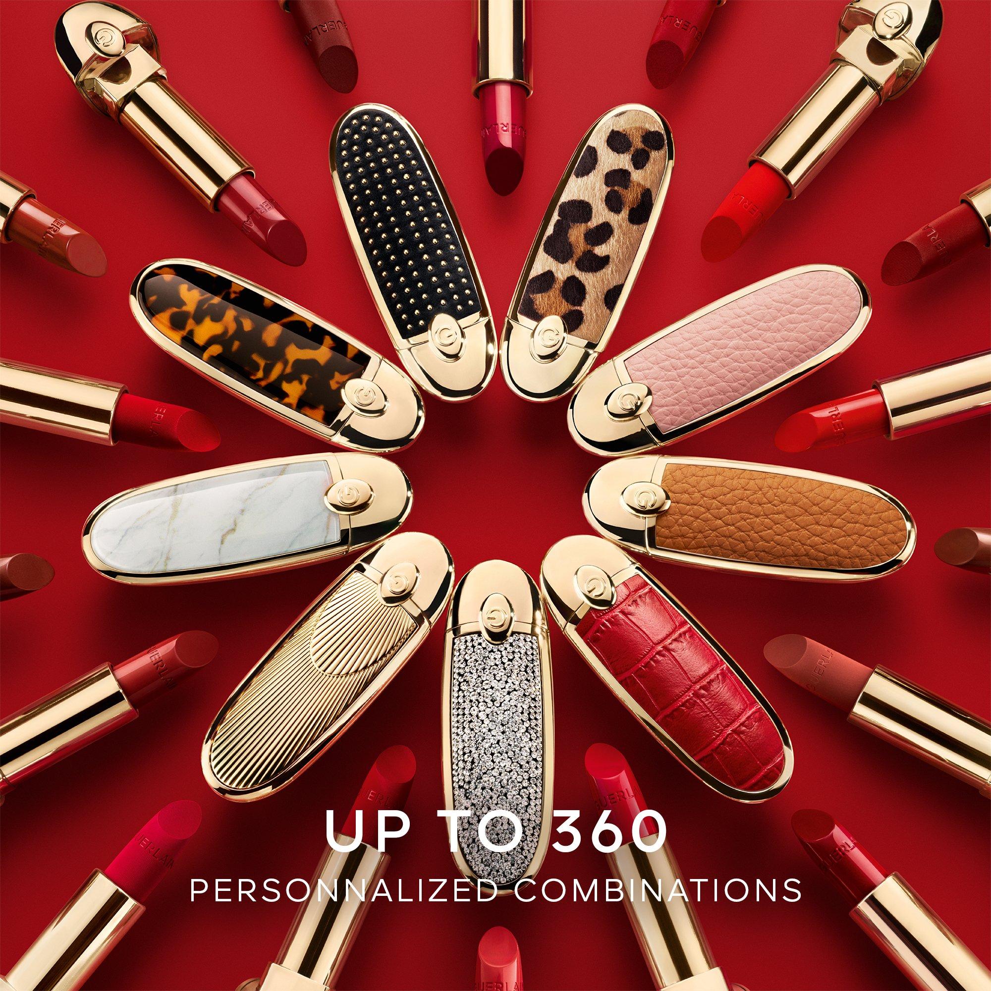 GUERLAIN ROUGE G N°06 & CASE Guerlain | Rouge G The double mirror jewel case The customisable