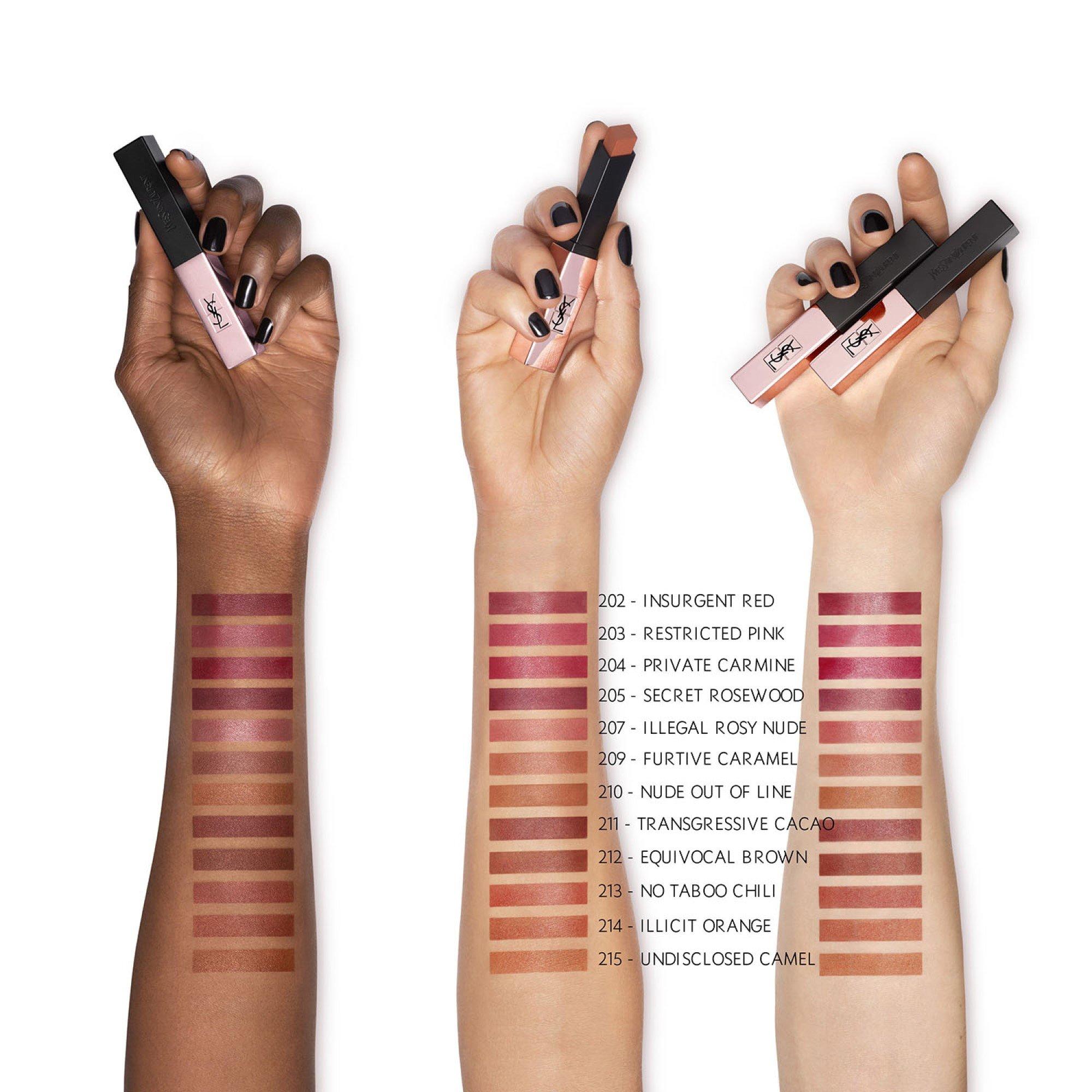 Cacao - Yves Saint Laurent - Rogue Pur Couture Slim Lipstick - 7