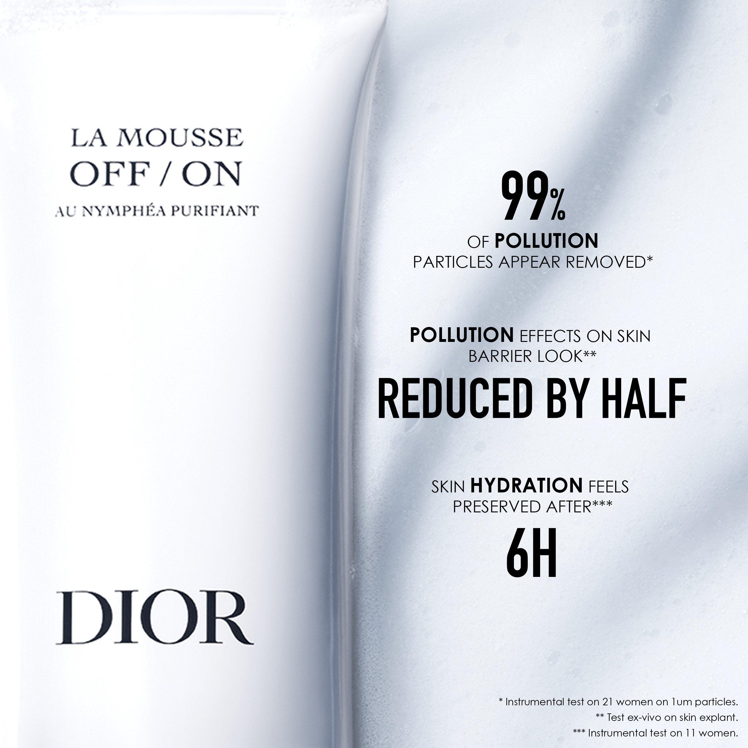 Clear - DIOR - La Mousse OFF/ON Foaming Cleanser - 4