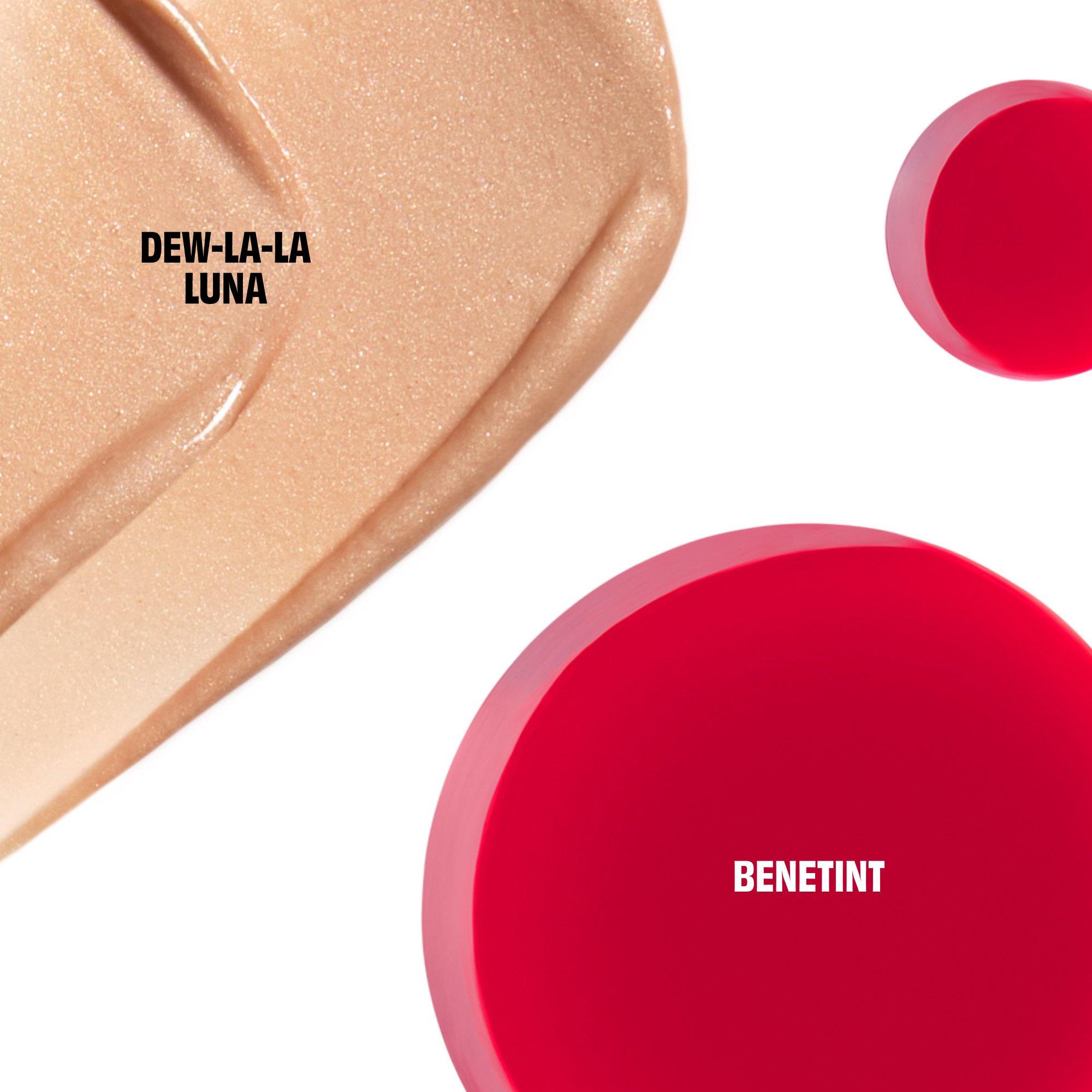 Dew Benetint - Benefit - Dew the Benetint rose-tinted lip & cheek stain and liquid highlighter Duo Worth £56.50 - 2