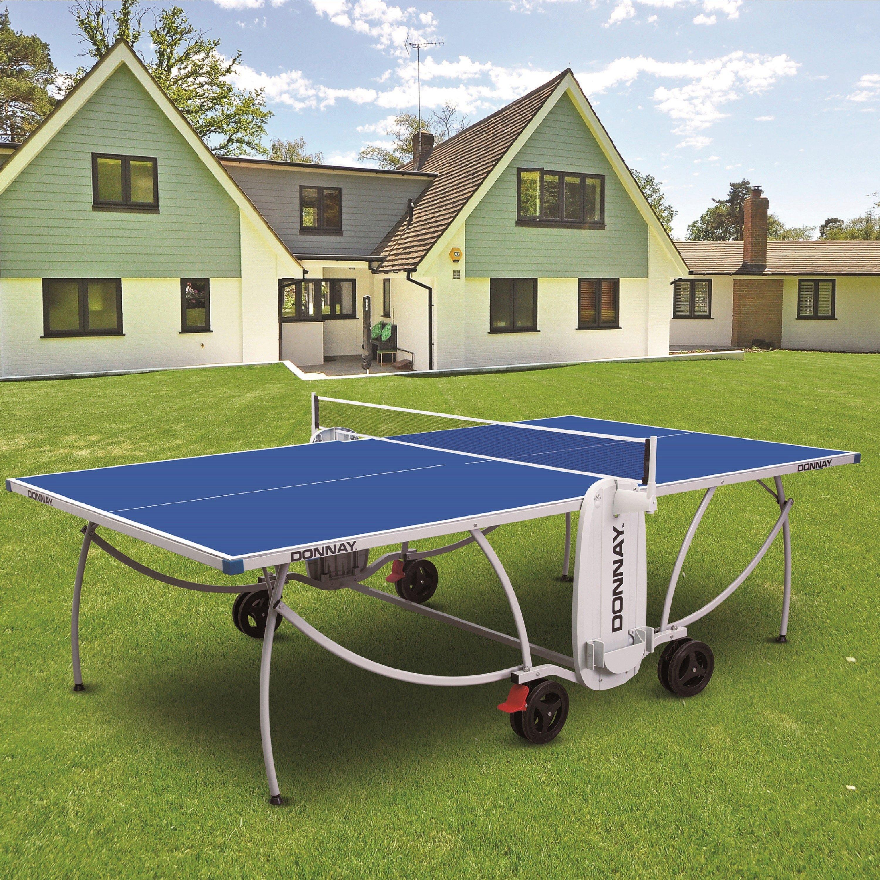 Blue - Donnay - Outdoor Table Tennis Kit - 8