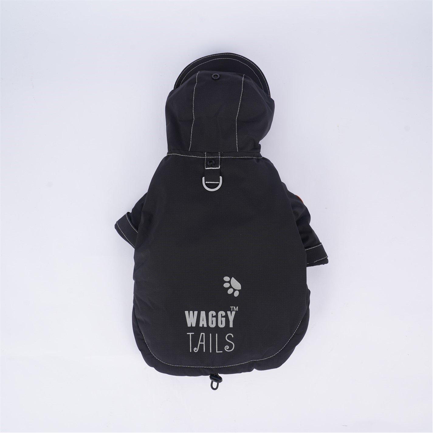 Black - Waggy Tails - Pad Coat - 1