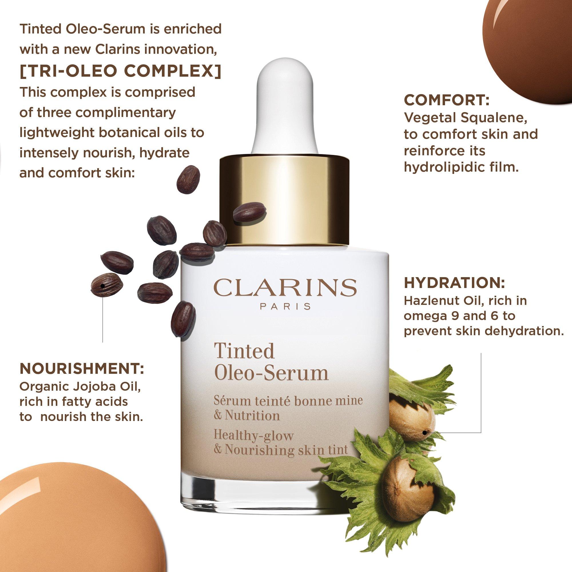 Shade 01 - Clarins - Tinted Oleo-Serum Foundation 30ml - 2