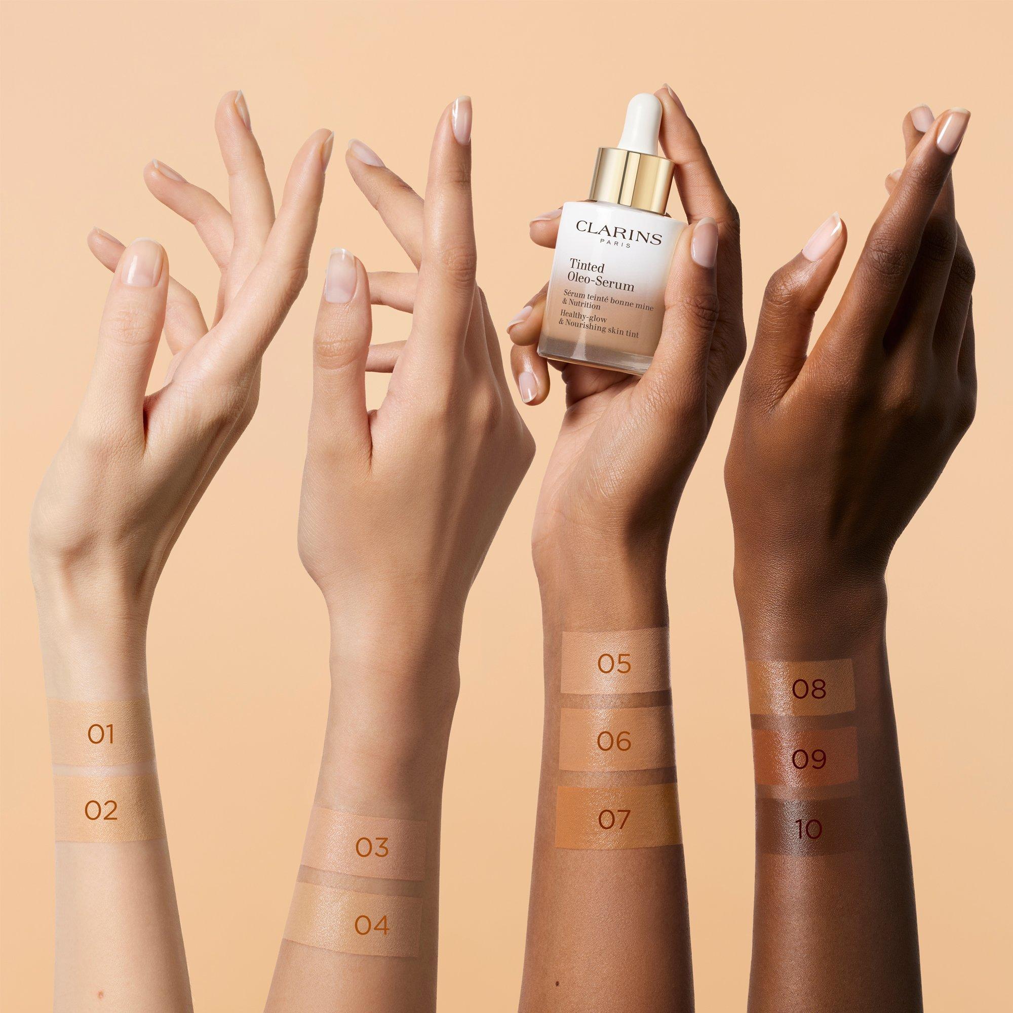 Shade 02 - Clarins - Tinted Oleo-Serum Foundation 30ml - 5