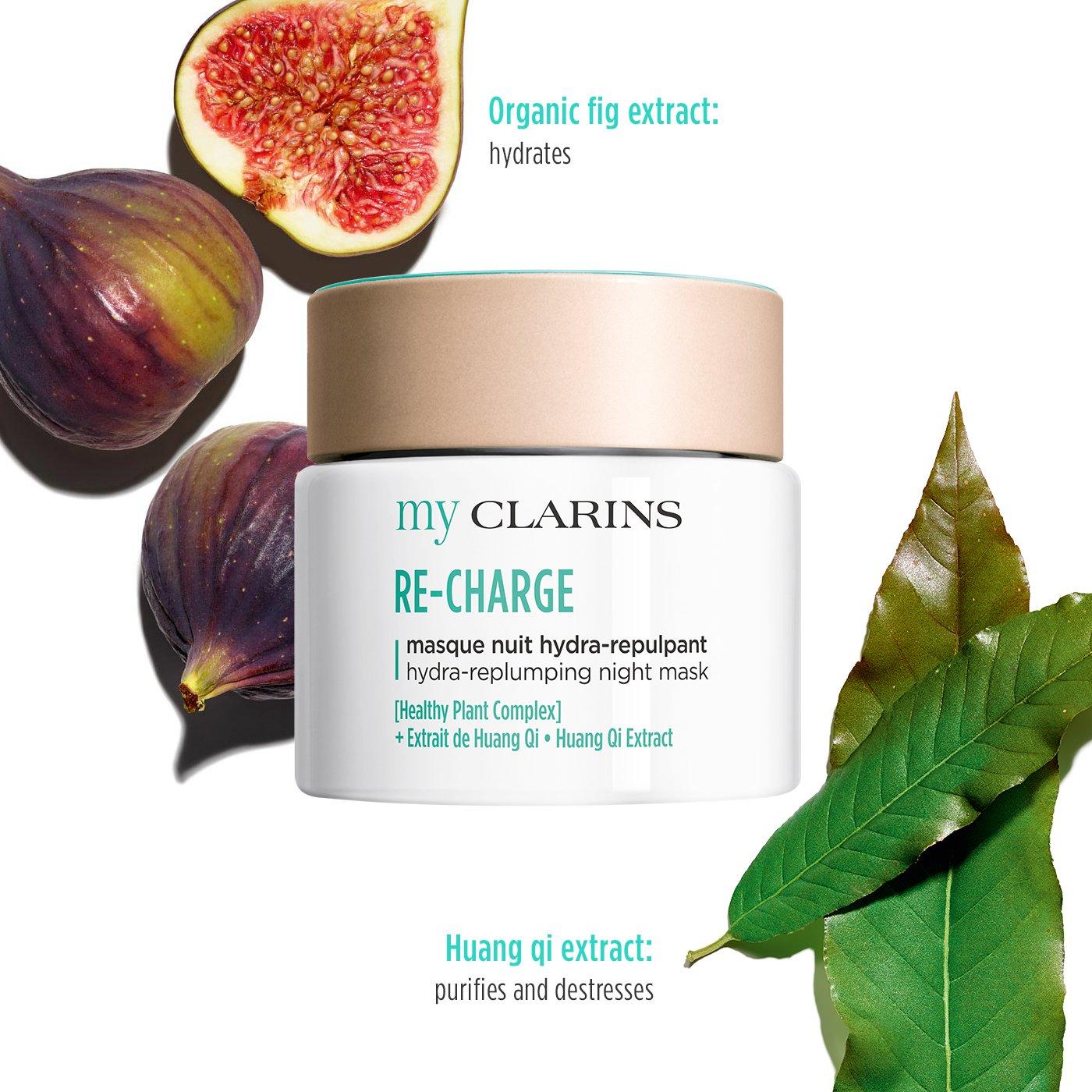 Clear - Clarins - My Clarins RE-CHARGE Hydra-Replumping Night Mask - 3