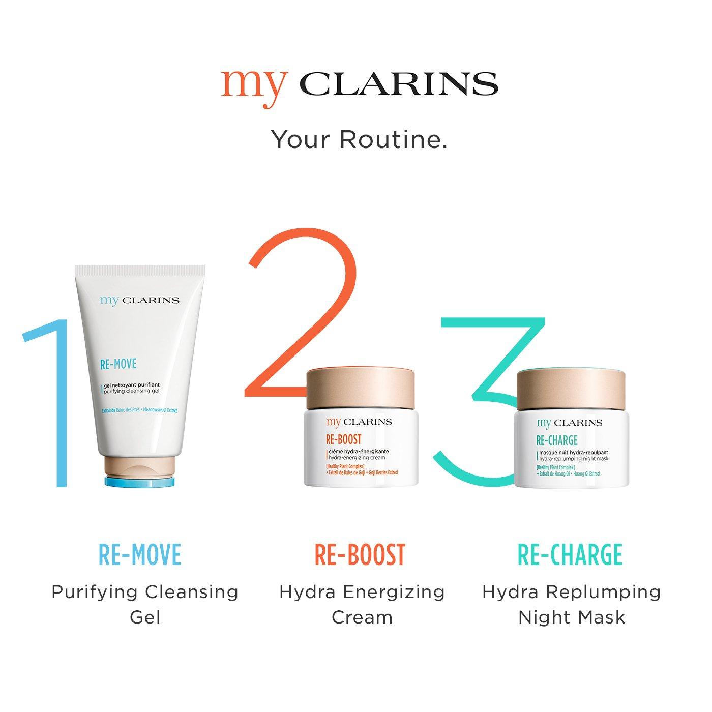 Clear - Clarins - My Clarins RE-CHARGE Hydra-Replumping Night Mask - 4