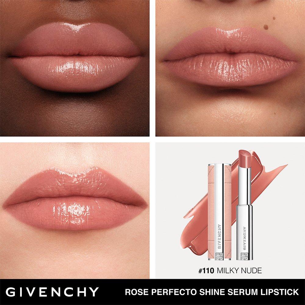  N°110 - GIVENCHY - Givenchy Rose Perfecto Shine Serum Lipstick - 2