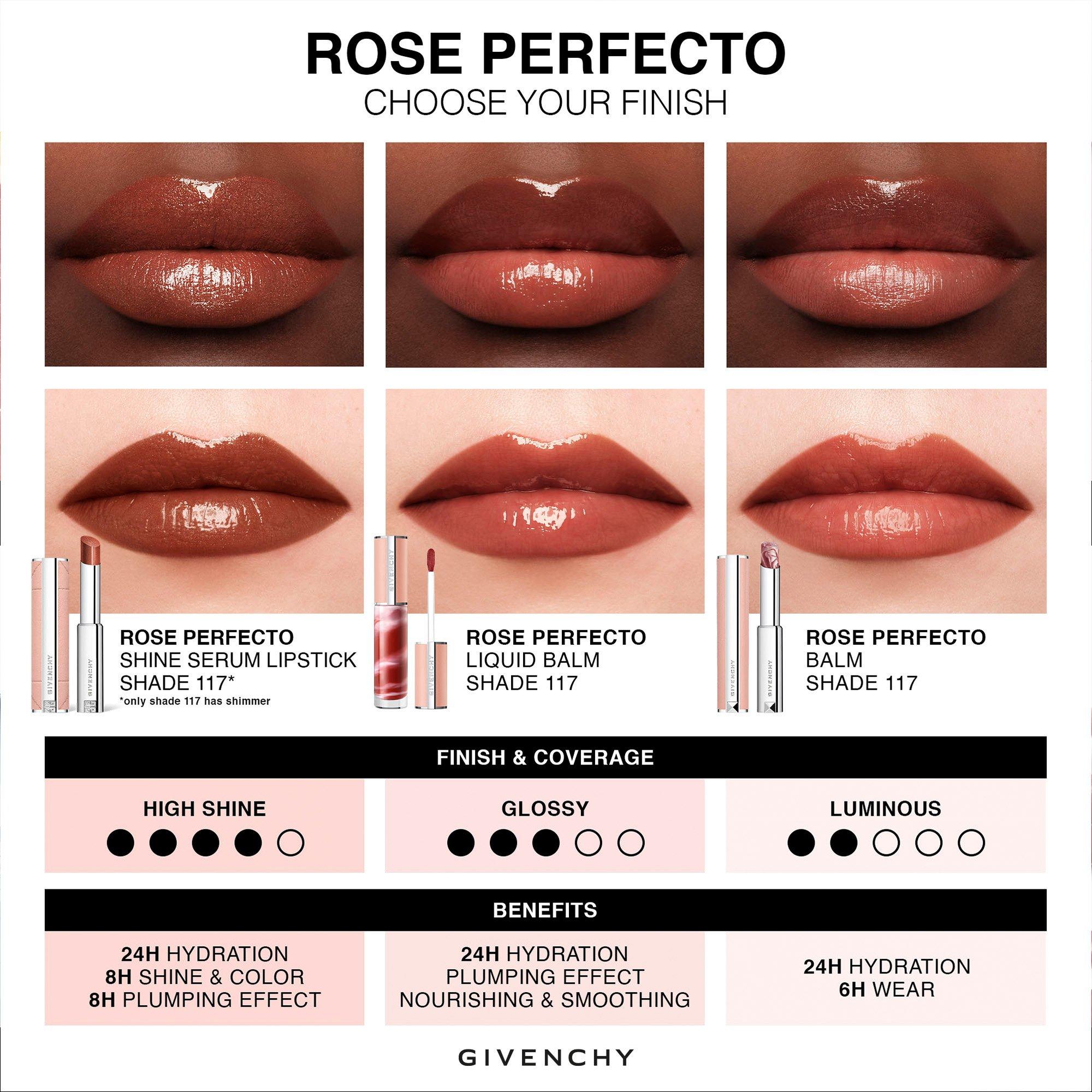  N°110 - GIVENCHY - Givenchy Rose Perfecto Shine Serum Lipstick - 5