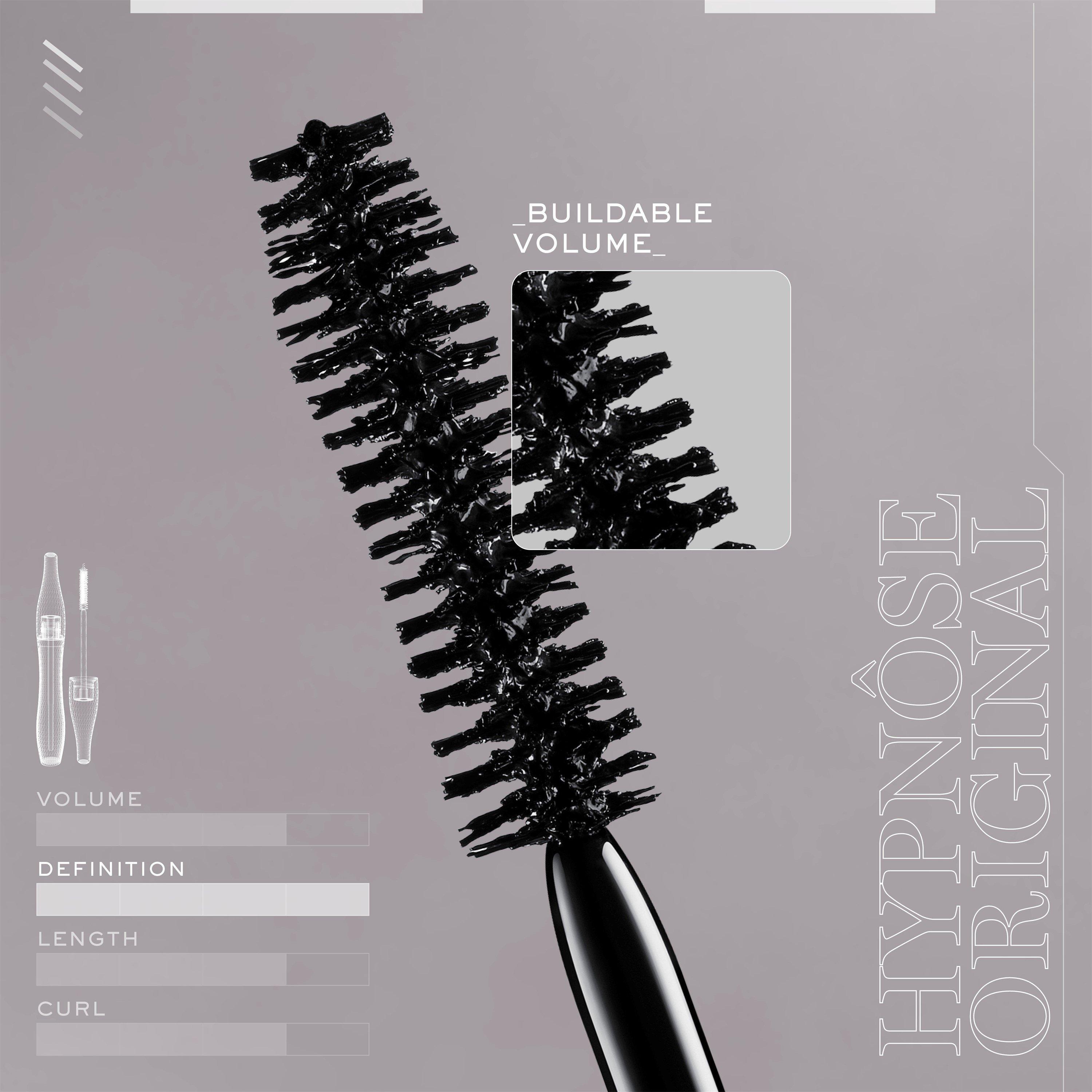 Noir 01 - Lancome - Hypnose Custom-Wear Volume Mascara - 3