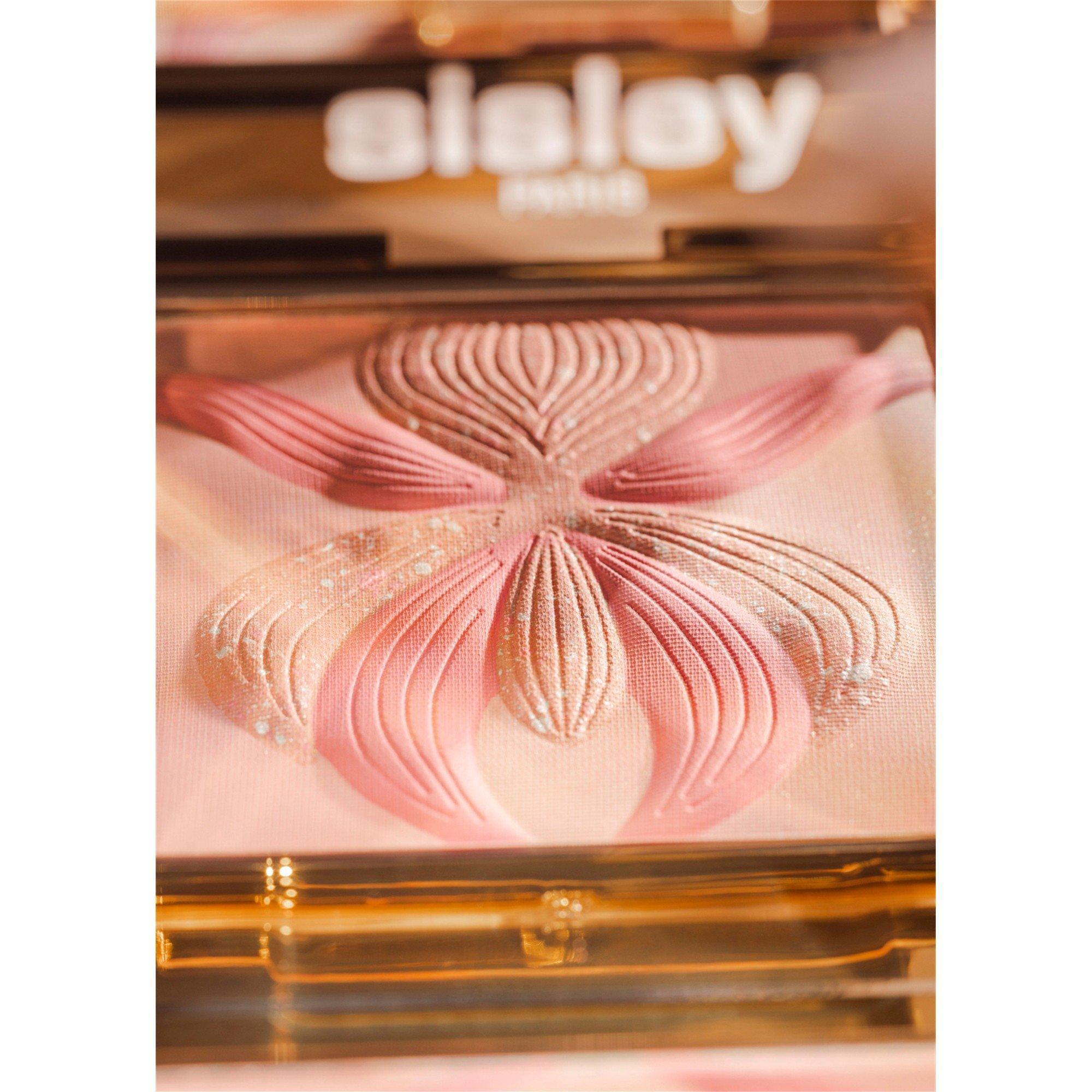 Red - Sisley - Palette Orchidée Highlighter Blush White Lily - 3
