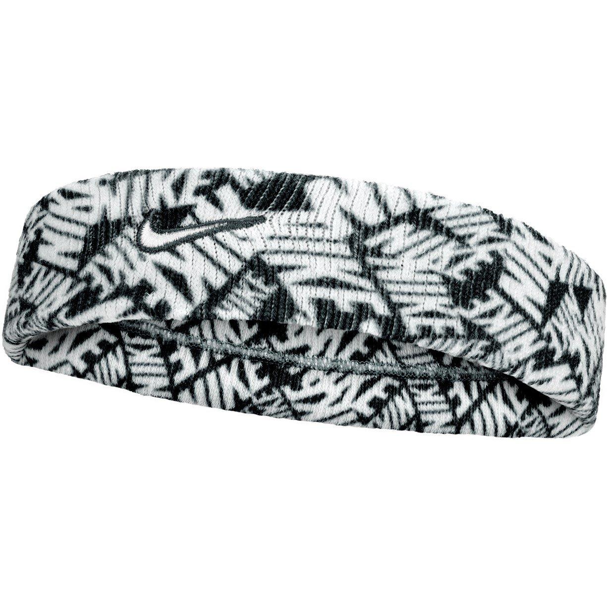 Nike Men's Dri-Fit Swoosh Headband - Black/White
