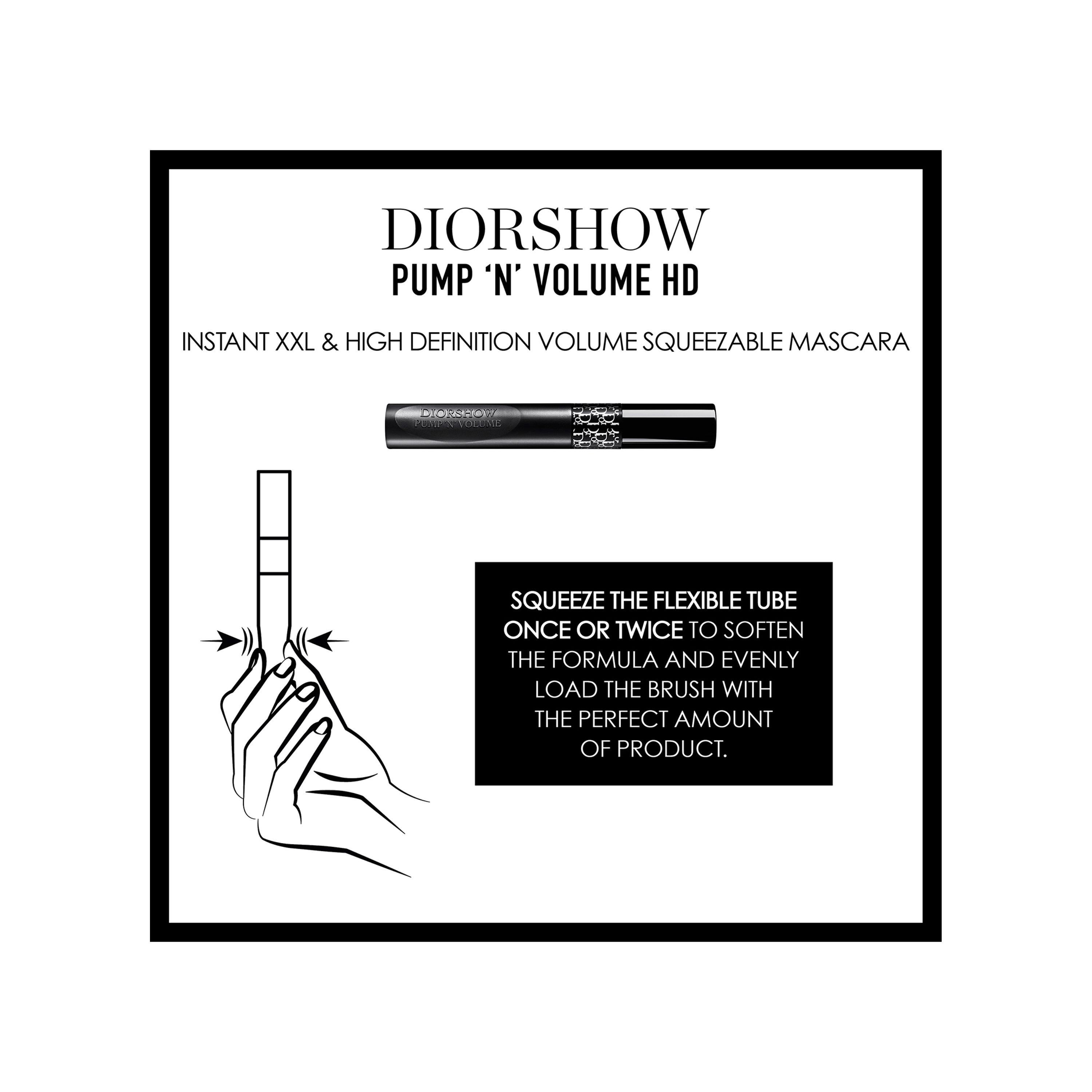 695 Brown - DIOR - Diorshow Pump 'N' Volume HD Mascara - 3
