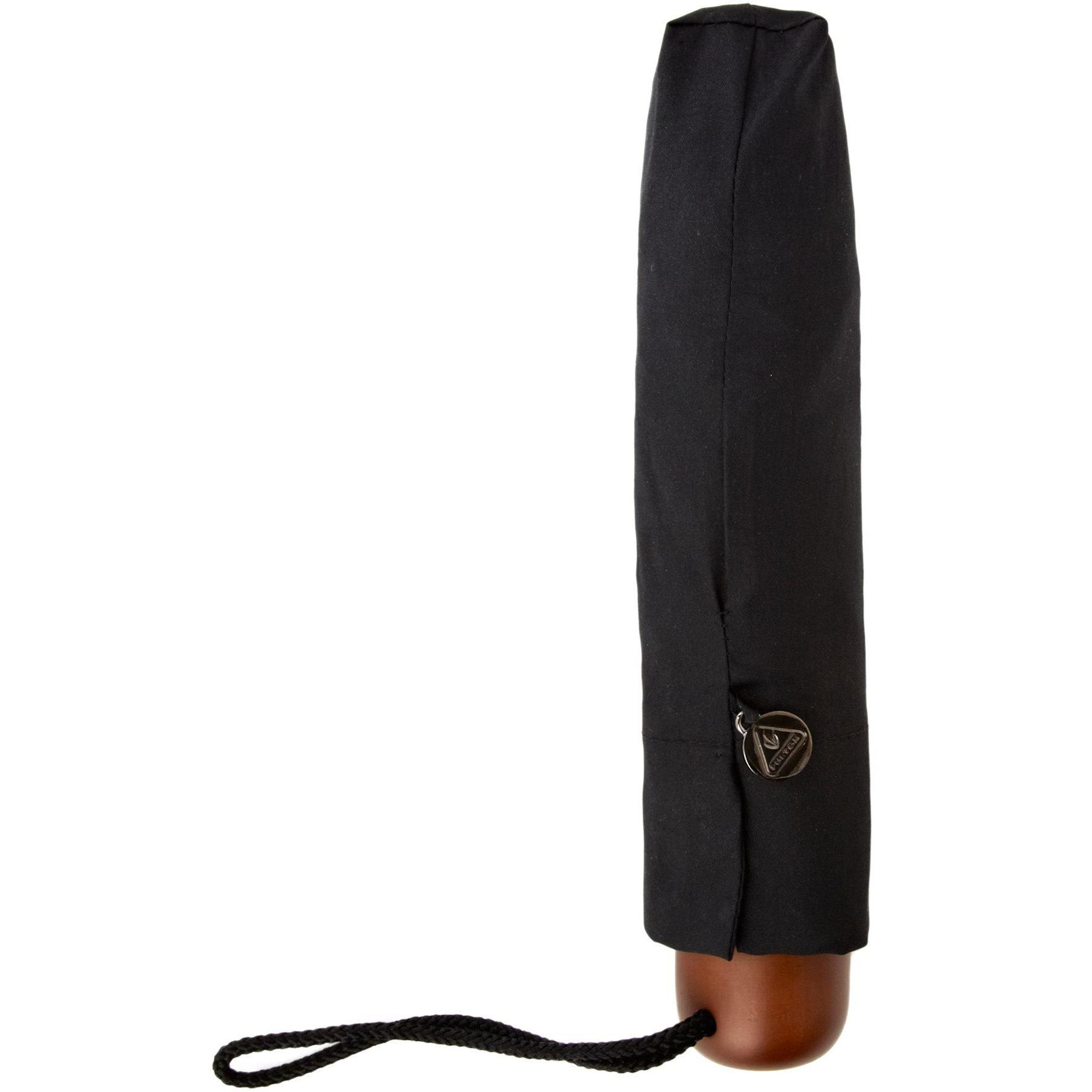 Black - Fulton Umbrellas - Stowaway Deluxe Umbrella - 2