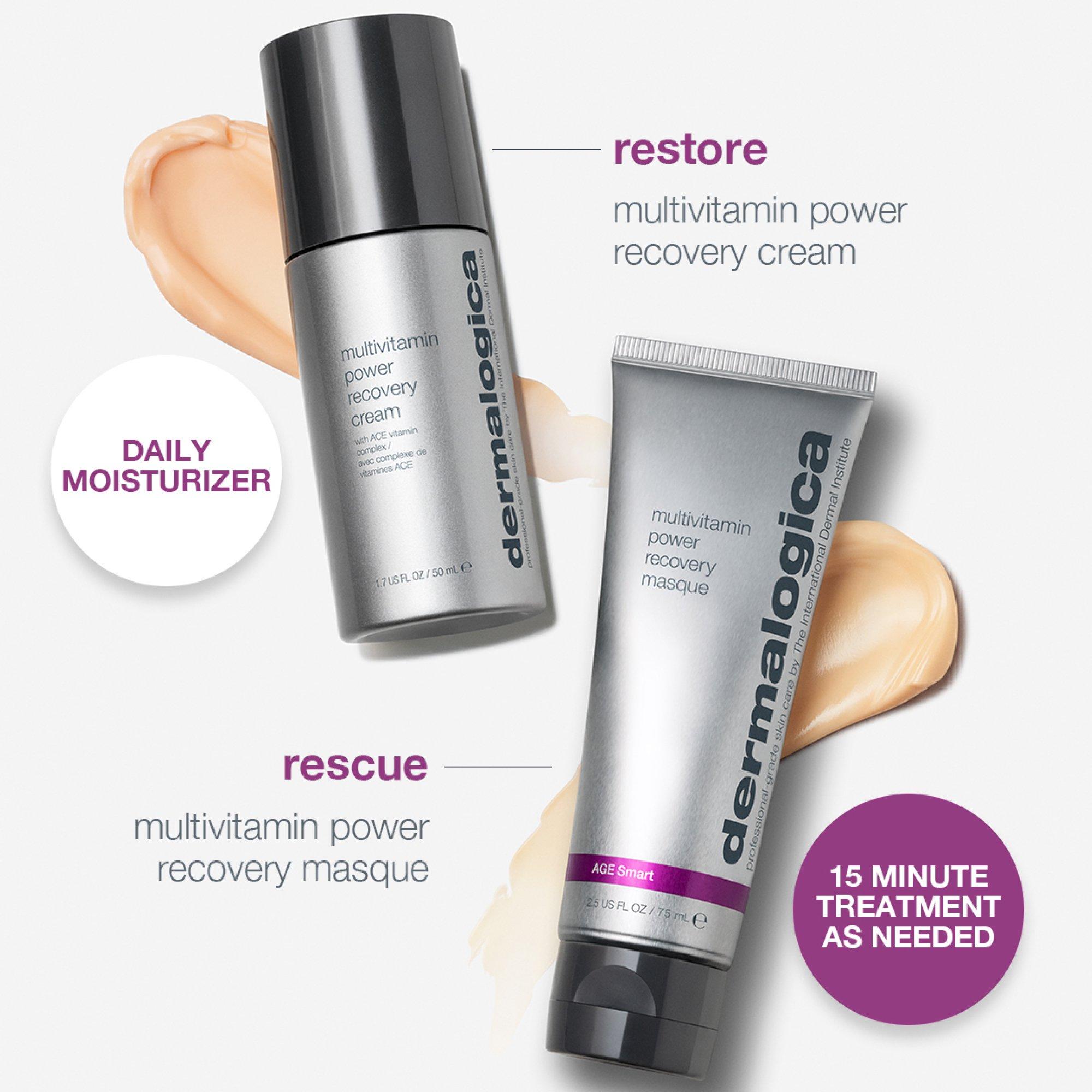 Clear - Dermalogica - Multivitamin Power Recovery Skin Care Set - 2