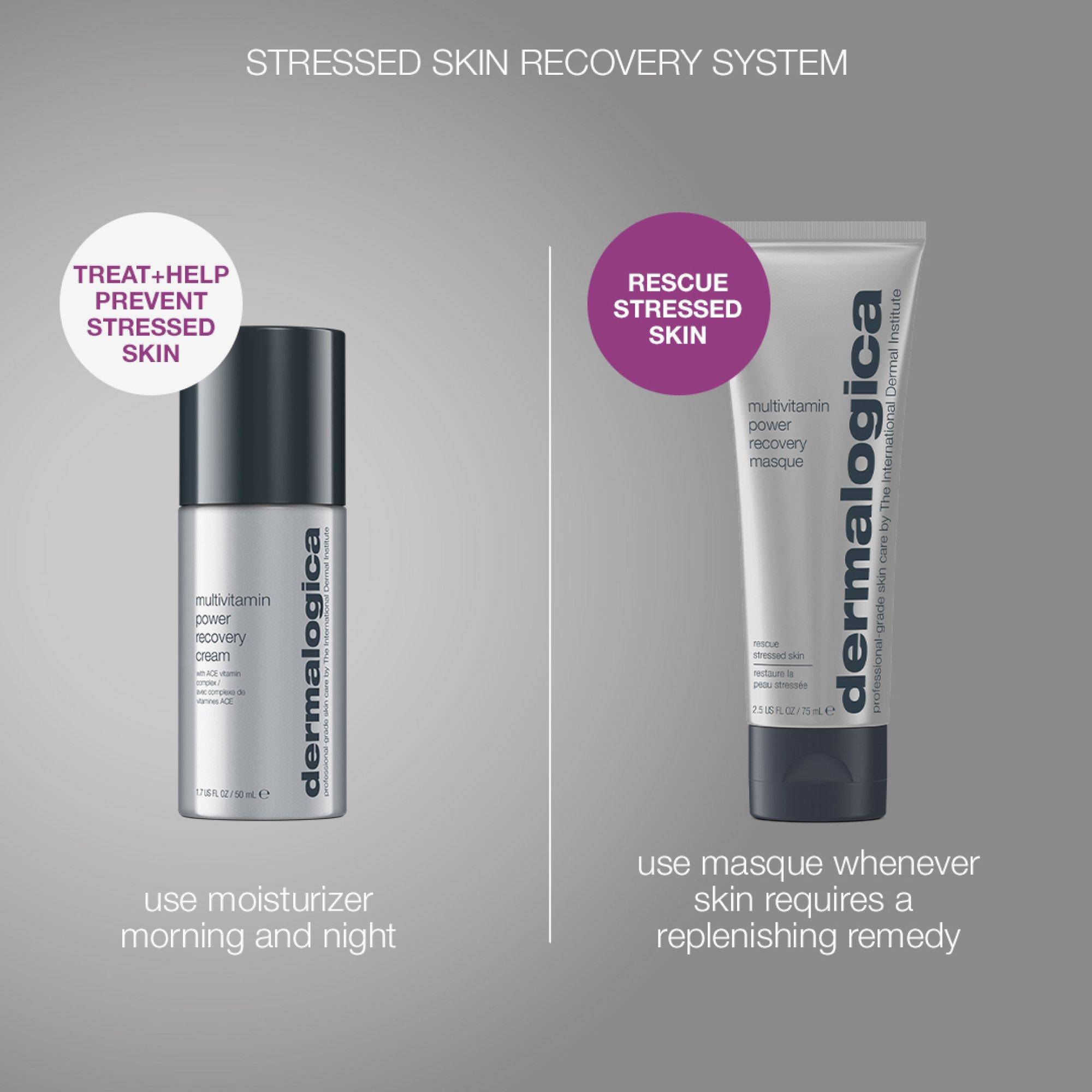 Clear - Dermalogica - Multivitamin Power Recovery Skin Care Set - 6