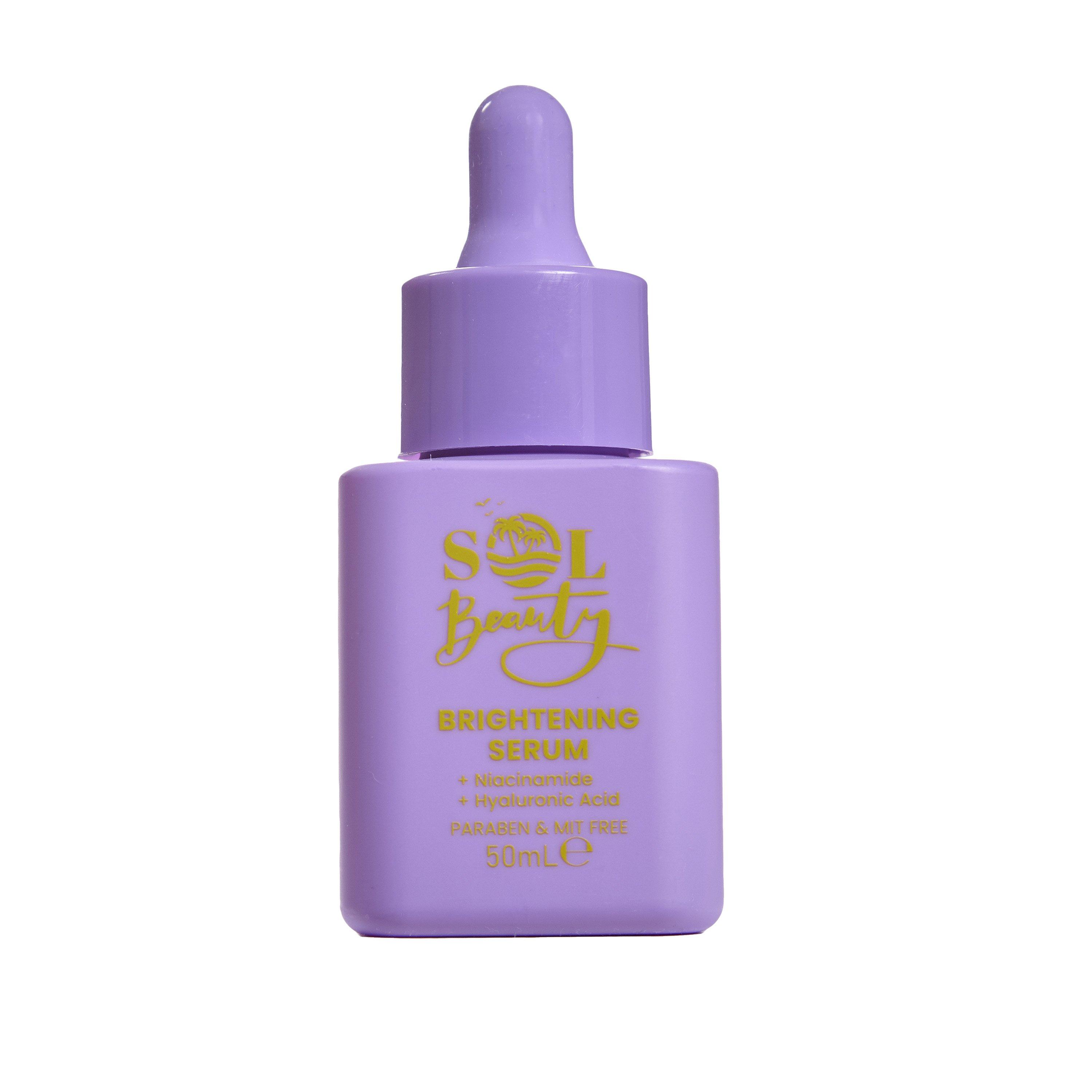 Sol Beauty Women's Brightening Serum With Niacinamide And Hyaluronic Acid 50Ml