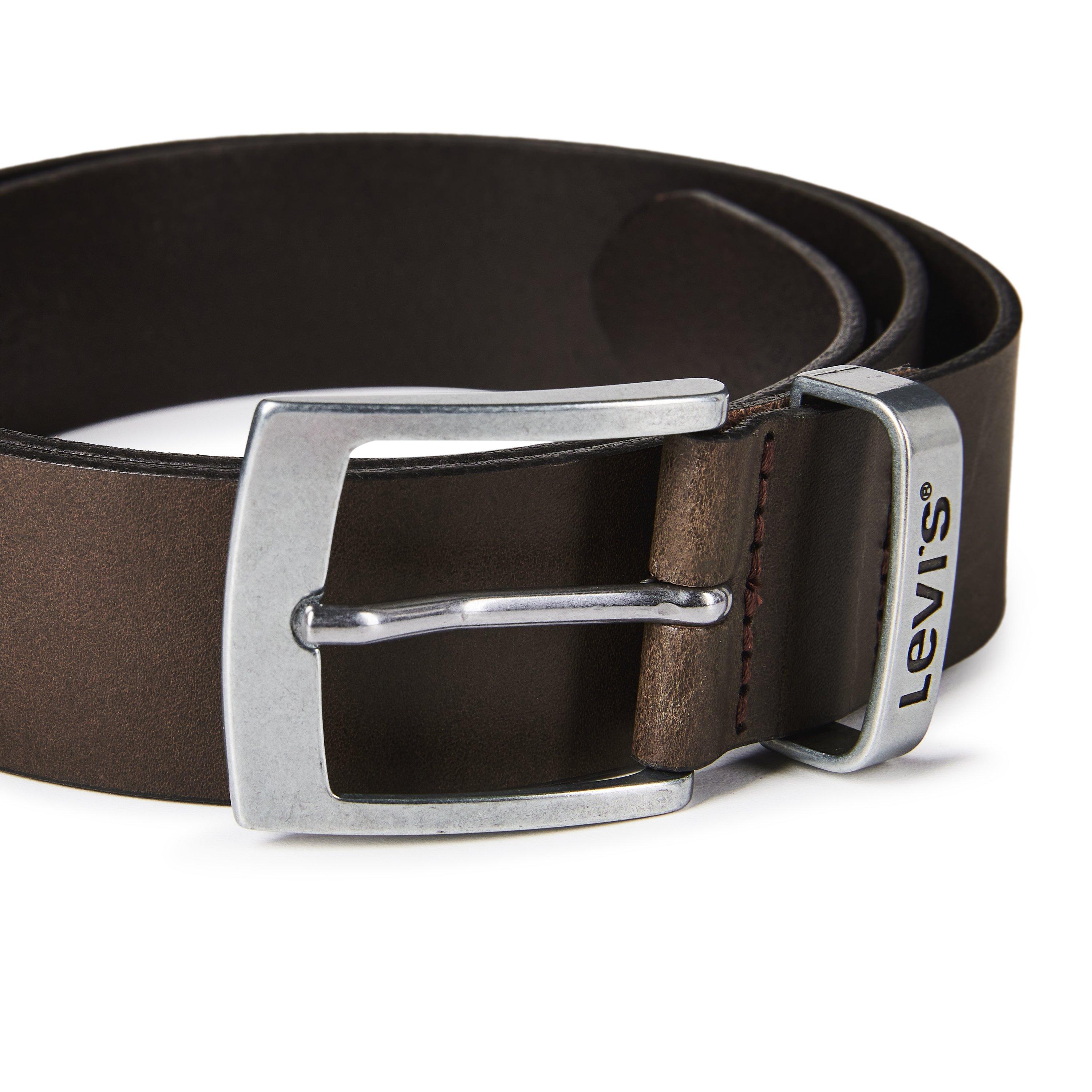 Donkerbruin - Levis - Leather Belt - 3