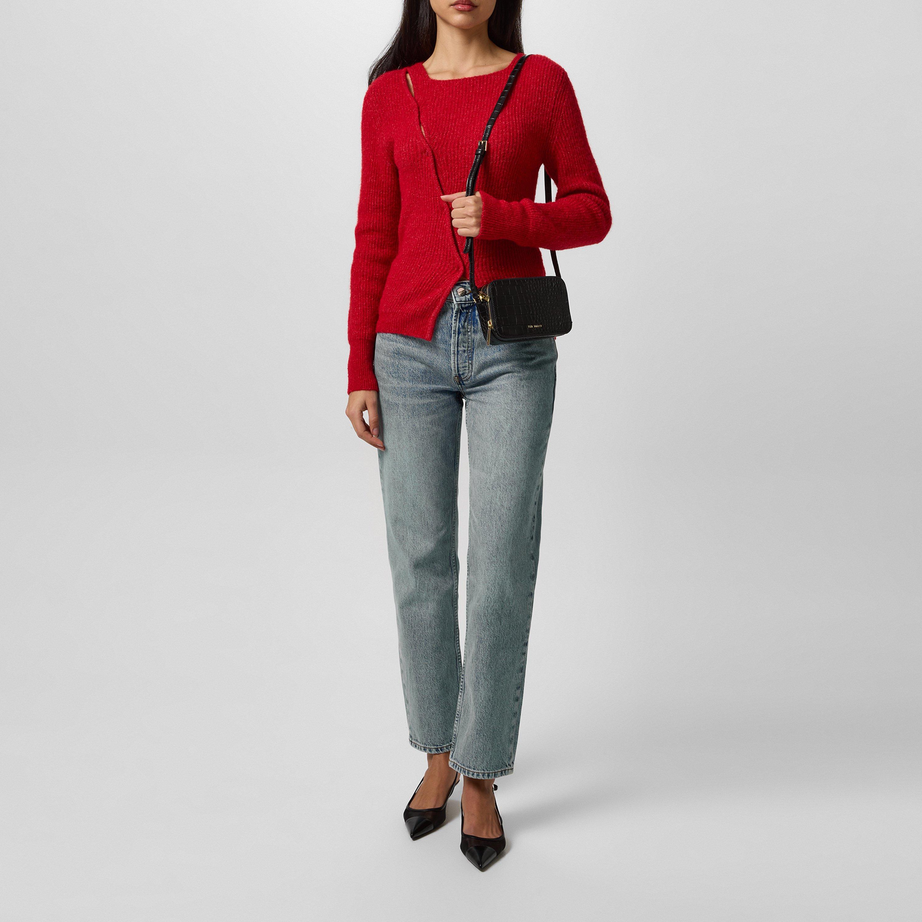 black - Ted Baker - Double Zip Stina Camera Bag - 5