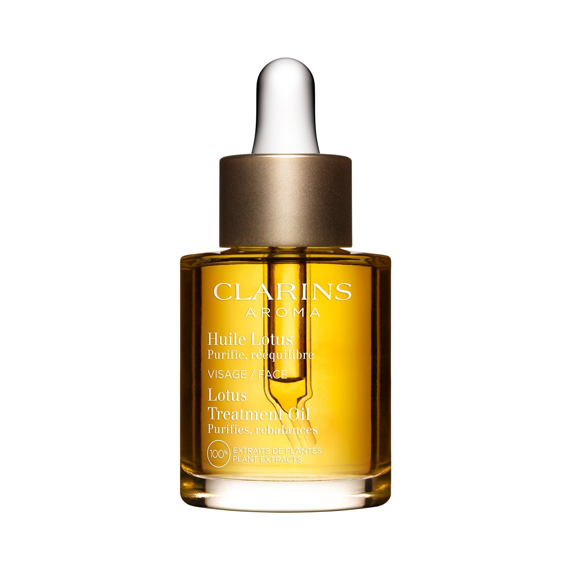 Clear - Clarins - Lotus Face Treatment Oil - 1