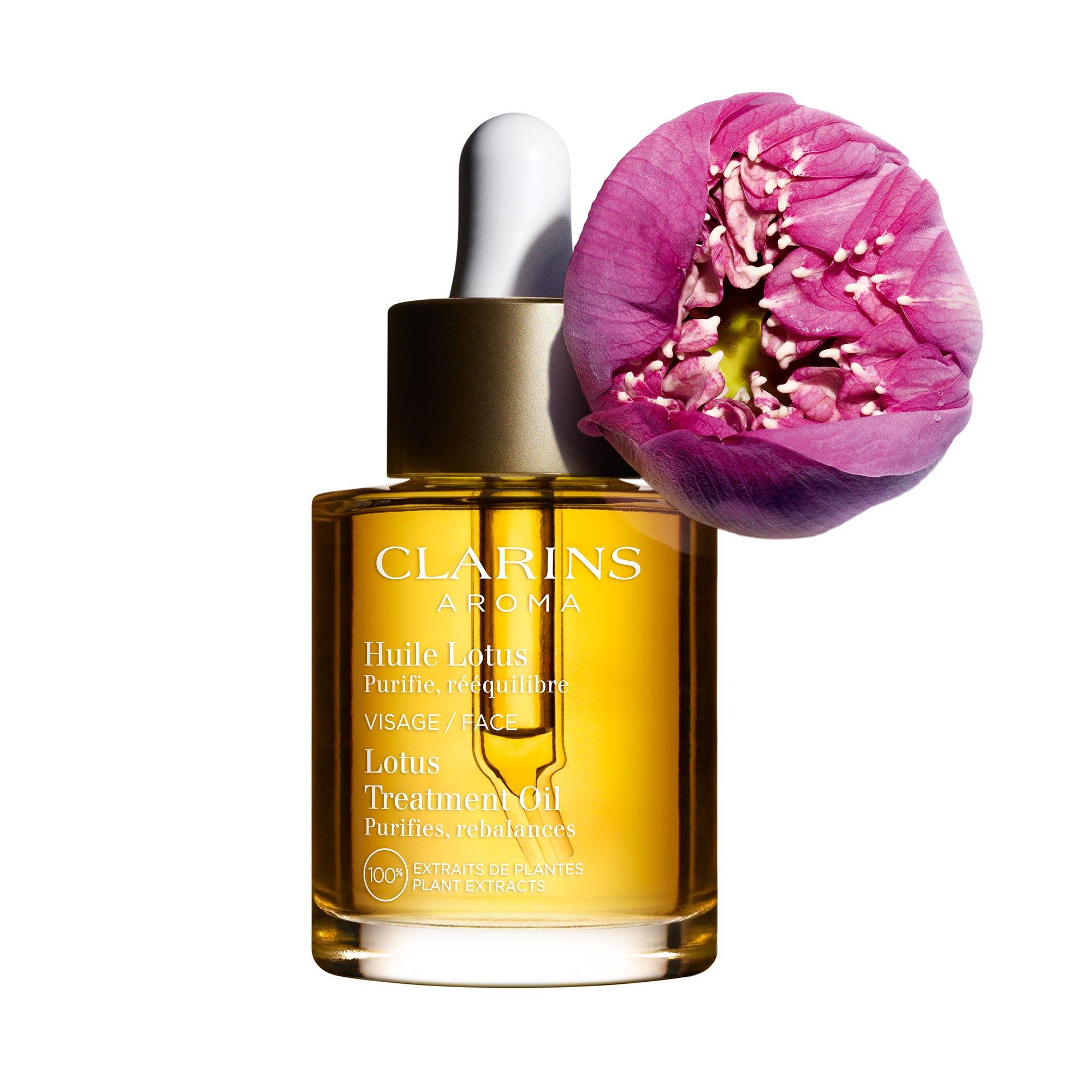 Clear - Clarins - Lotus Face Treatment Oil - 2