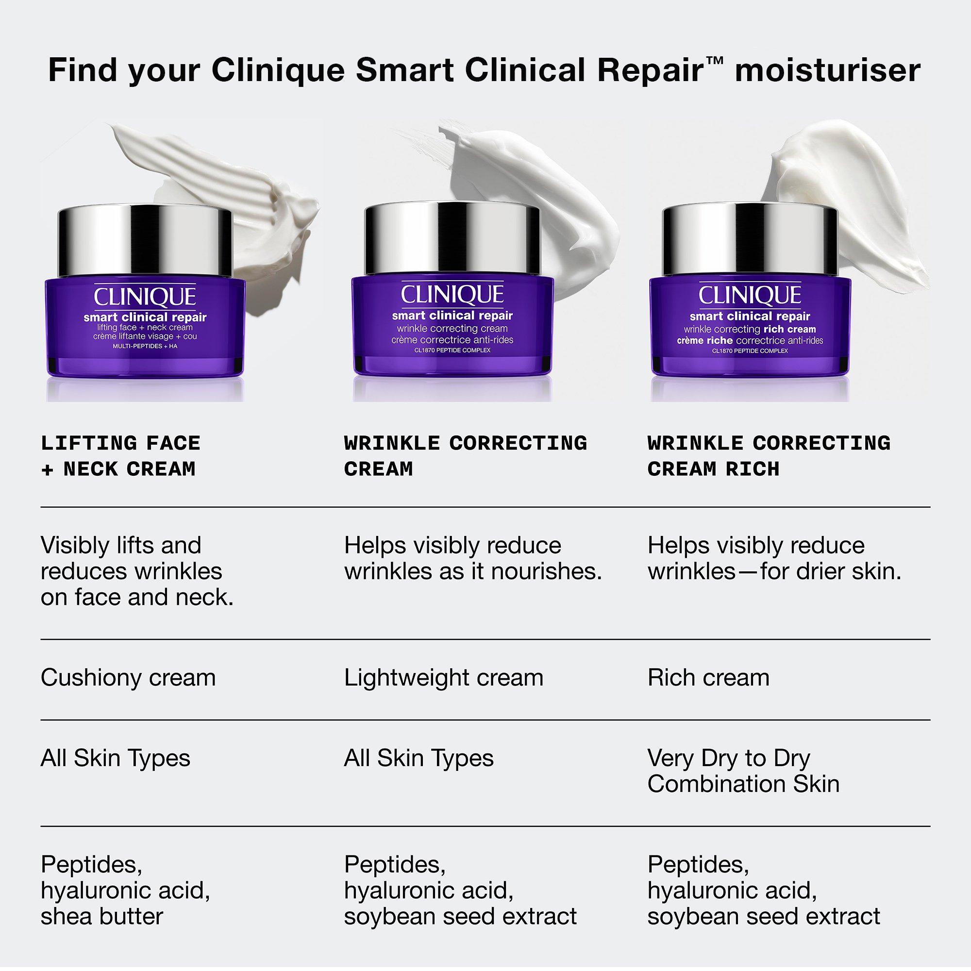 Clear - Clinique - Clinique Smart Clinical Repair™ Lifting Face + Neck Cream - 5