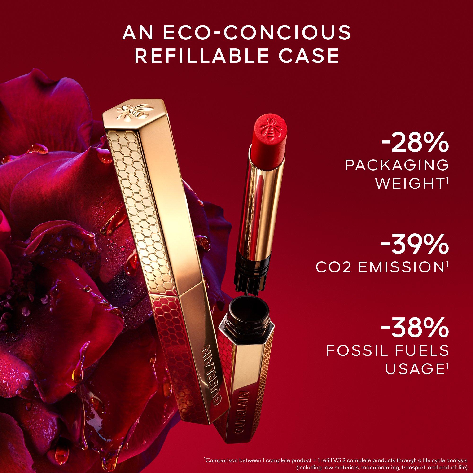 335LightRose - Guerlain - KissKiss Honey-Infused Intense Lipstick - Refill - 4