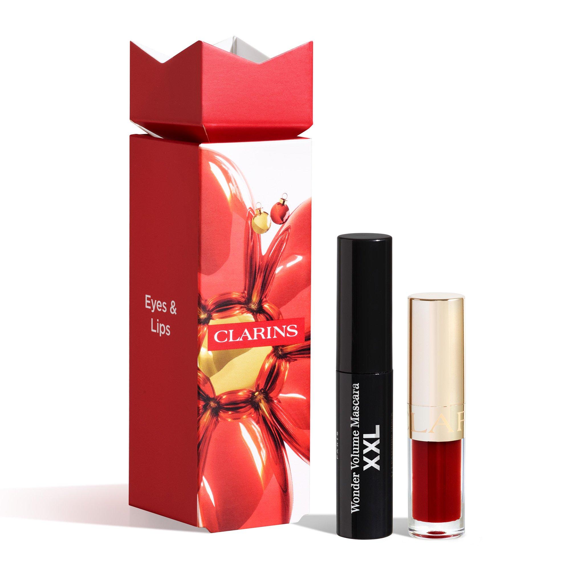 Black/Red - Clarins - Eyes & Lips Stocking Filler - 1