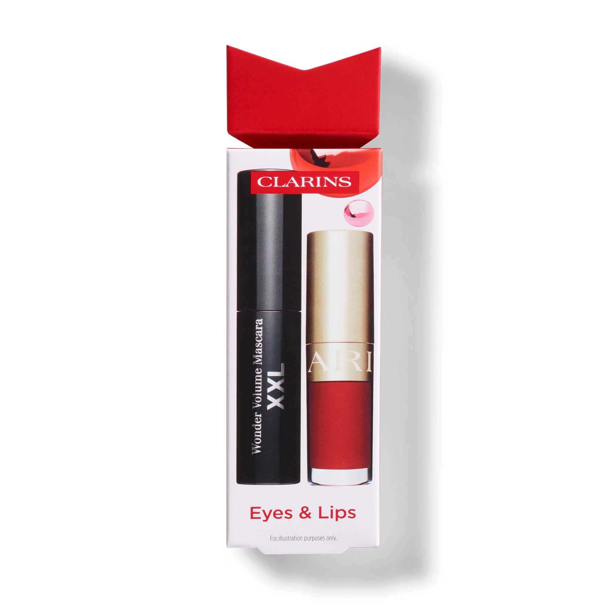 Black/Red - Clarins - Eyes & Lips Stocking Filler - 2