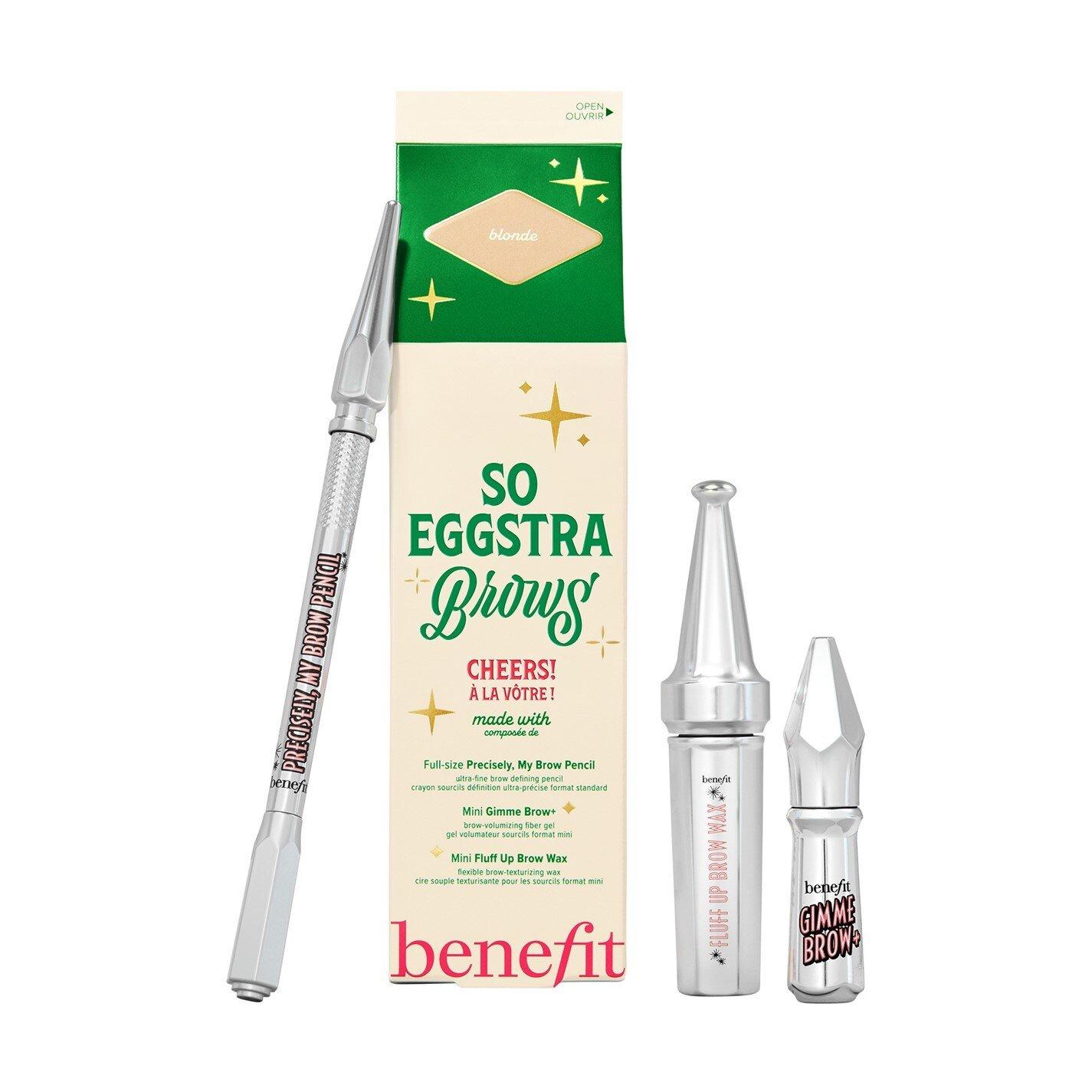 2-2.5 Blonde - Benefit - So Eggstra Brows Precisely My Brow Eyebrow Pencil Brow Wax & Gimme Brow+ Gel Worth £55 - 9