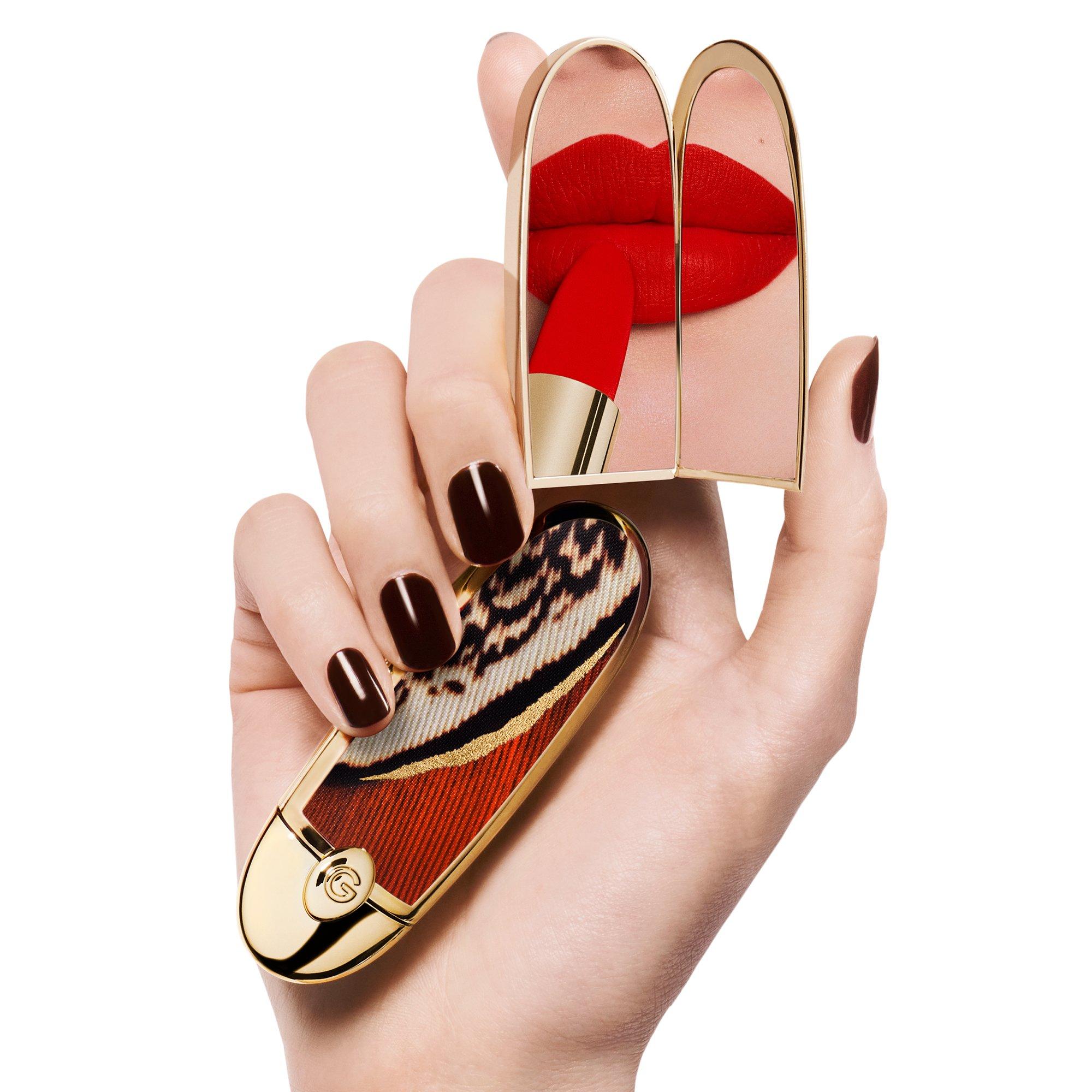 Gold - Guerlain - Rouge G Majestic Feathers The double mirror jewel case - Limited Edition The customisable ultra-care - 4