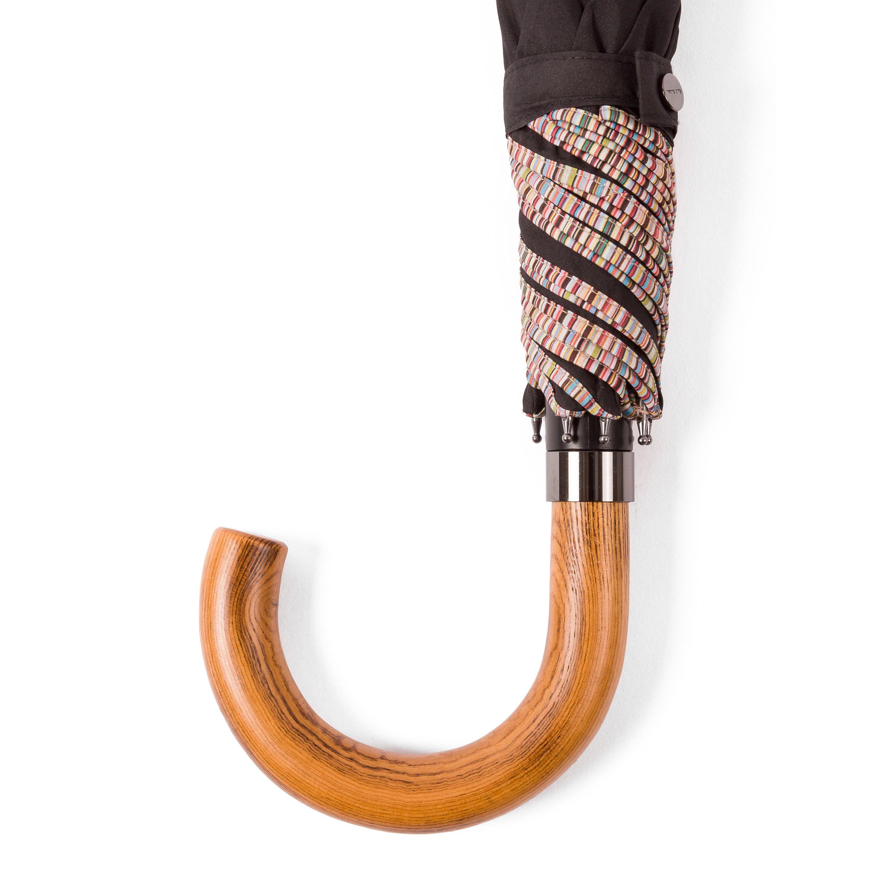 Multicolour - Paul Smith - Men's Crook Handle Umbrella - 3