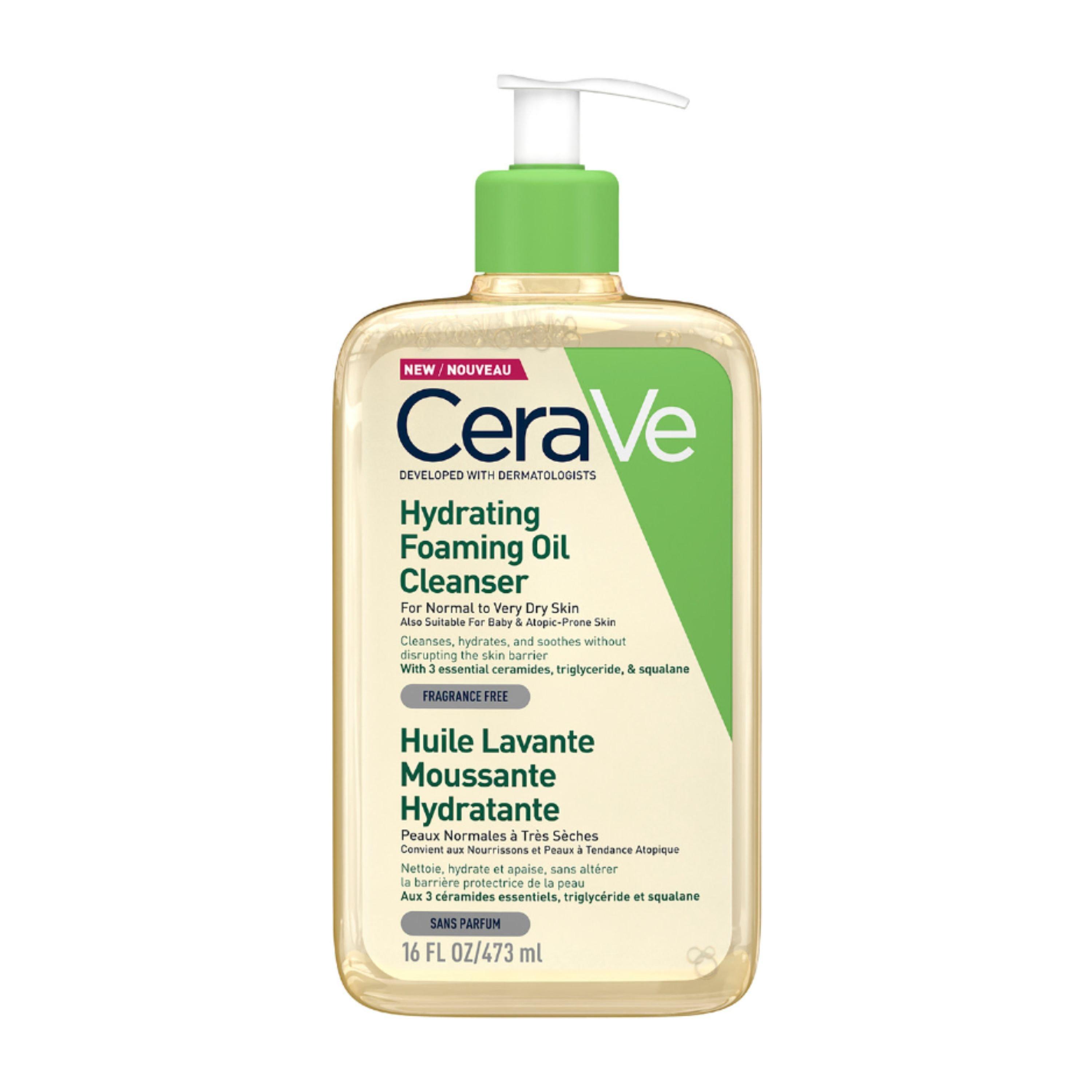 473ml - CeraVe - Hydrating Foaming Oil Cleanser