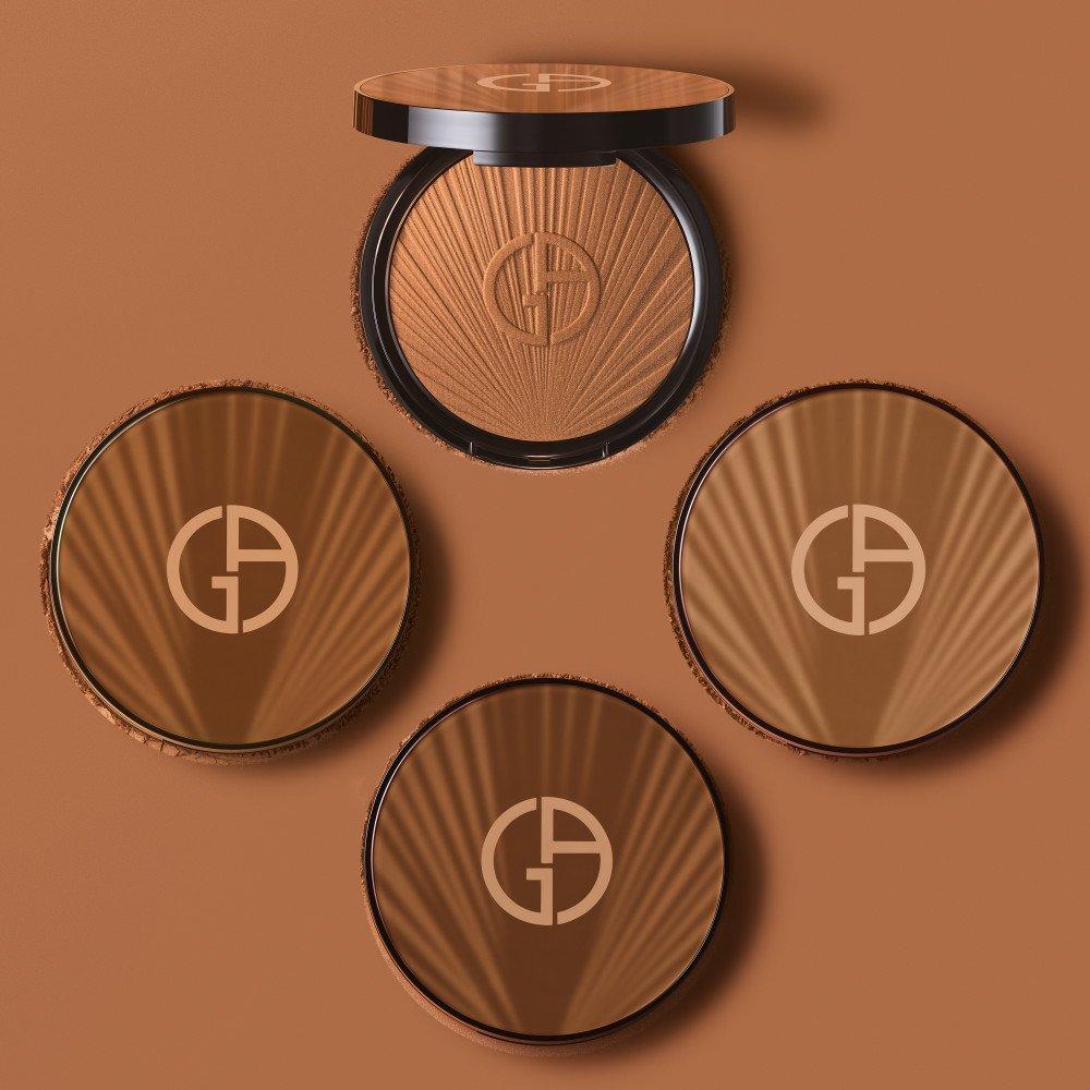 100 - Armani Beauty - Luminous Silk Sunlit Creamy Bronzing Powder - 3