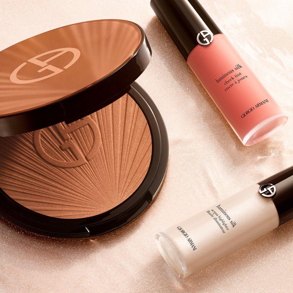 100 - Armani Beauty - Luminous Silk Sunlit Creamy Bronzing Powder - 6